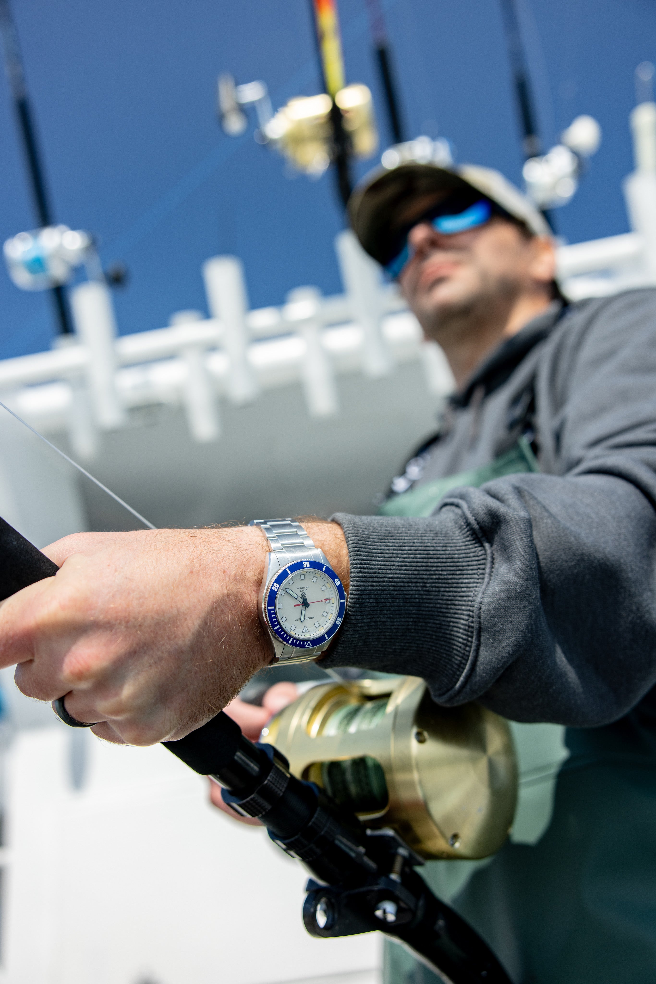 Diver Blue Bezel - Cream Dial