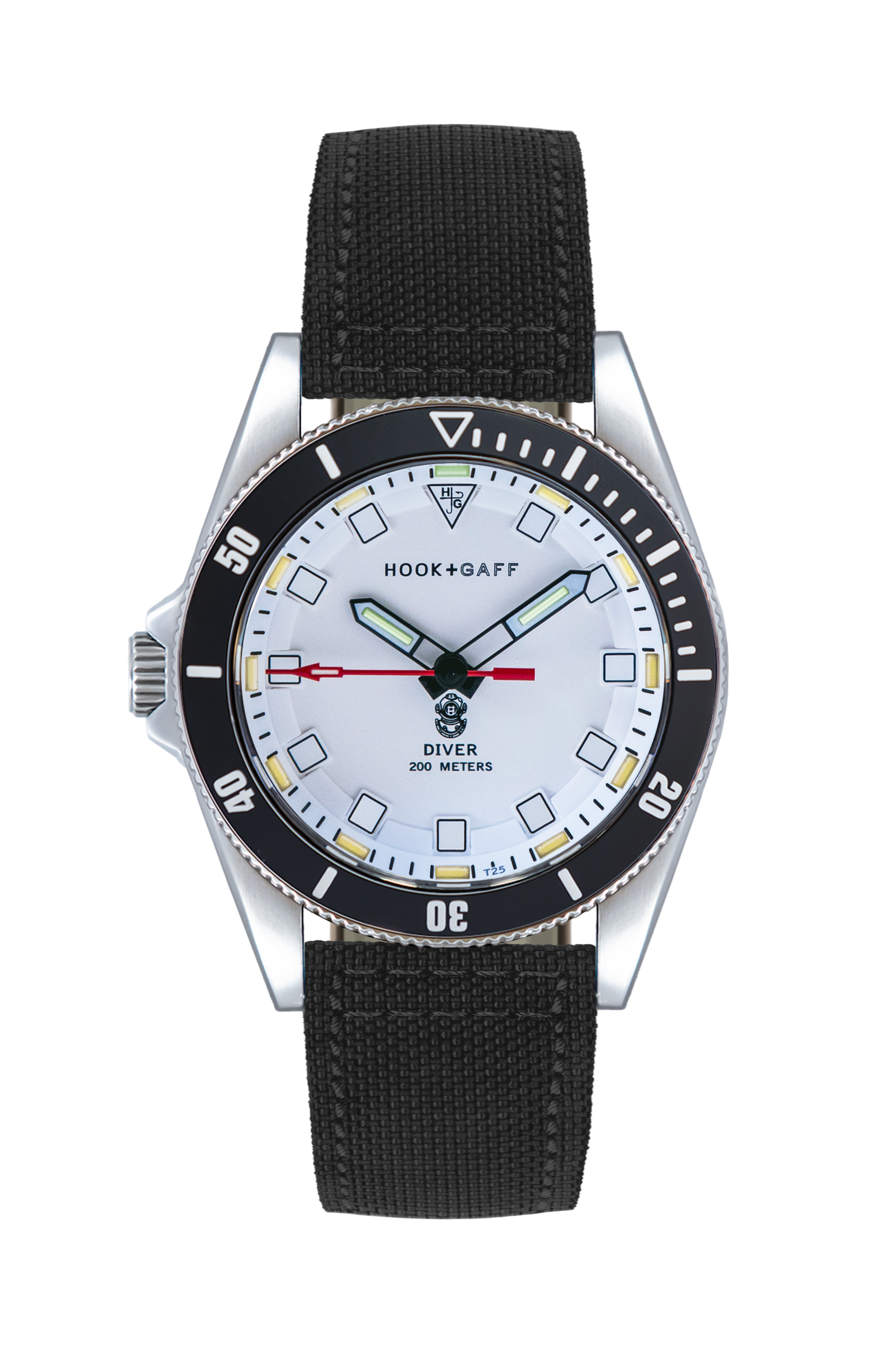Diver Black Bezel - White Dial