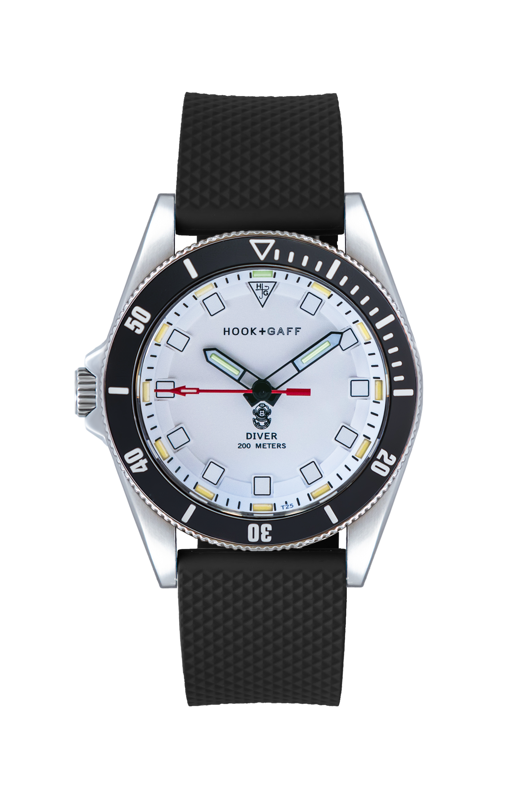 Diver Black Bezel - White Dial