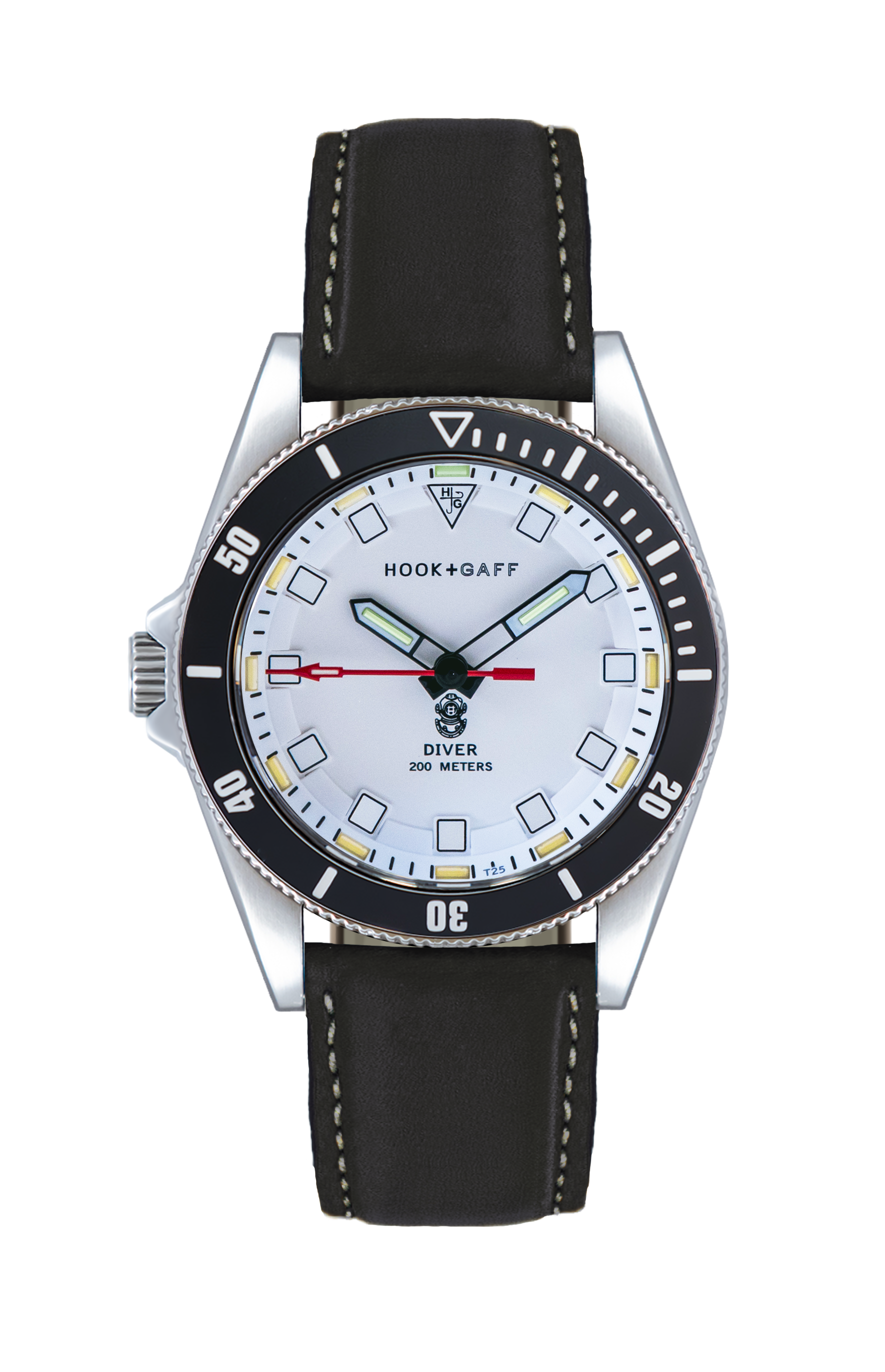 Diver Black Bezel - White Dial