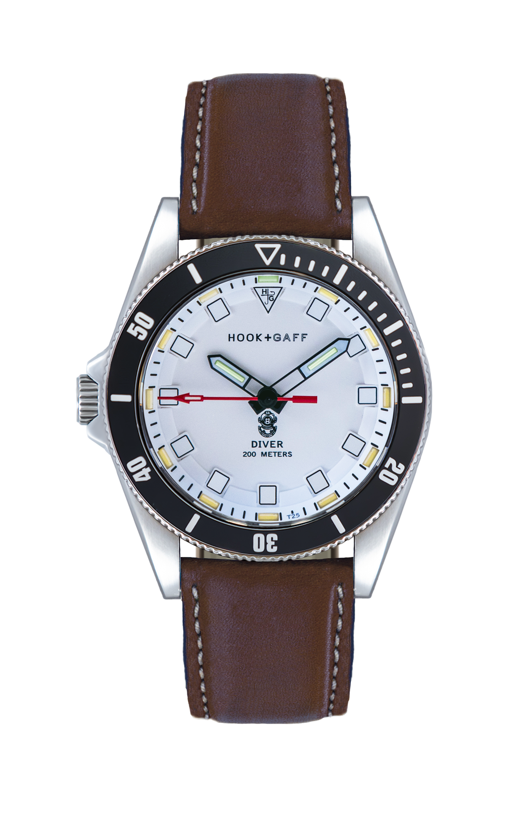 Diver Black Bezel - White Dial