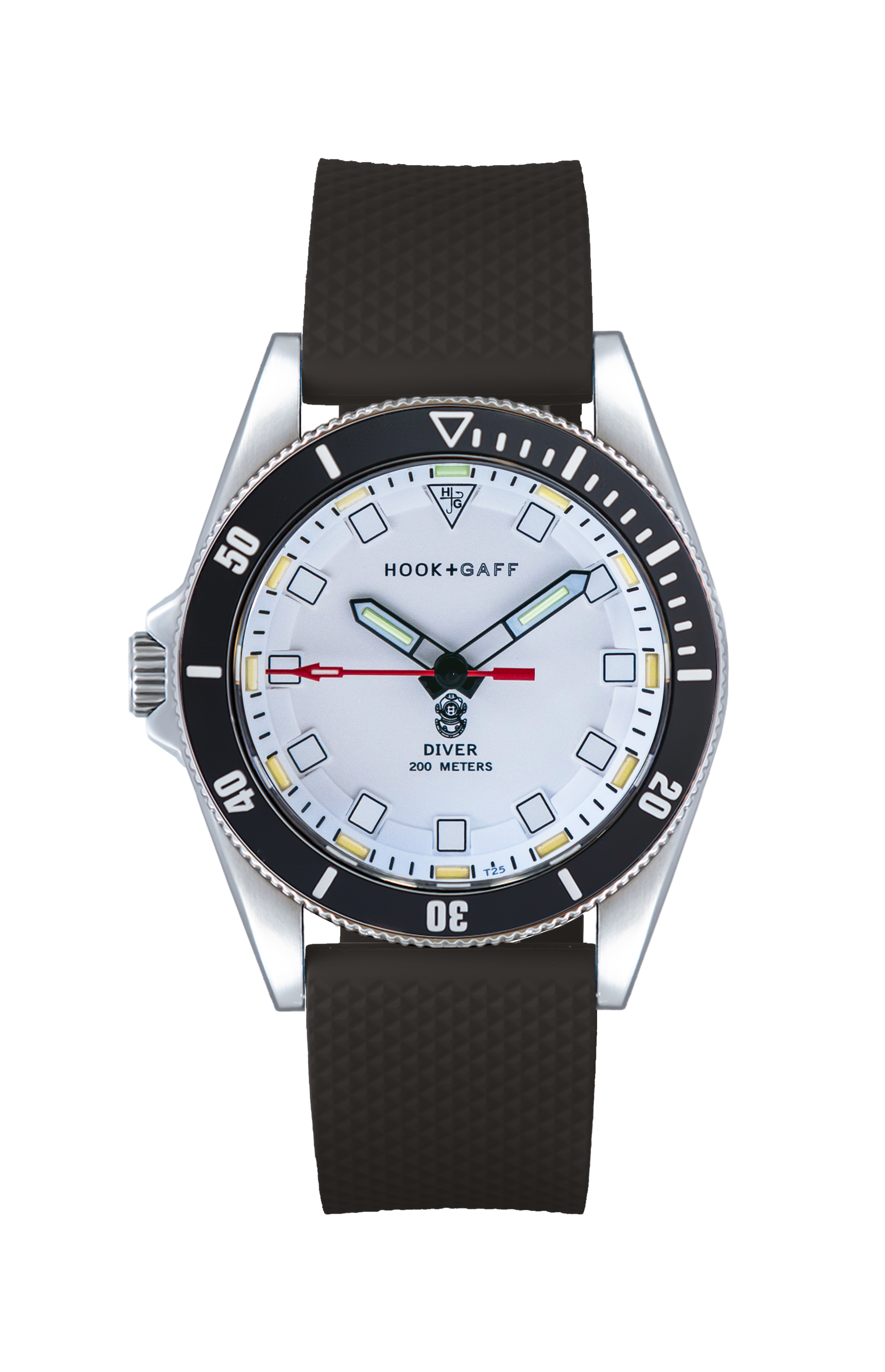 Diver Black Bezel - White Dial