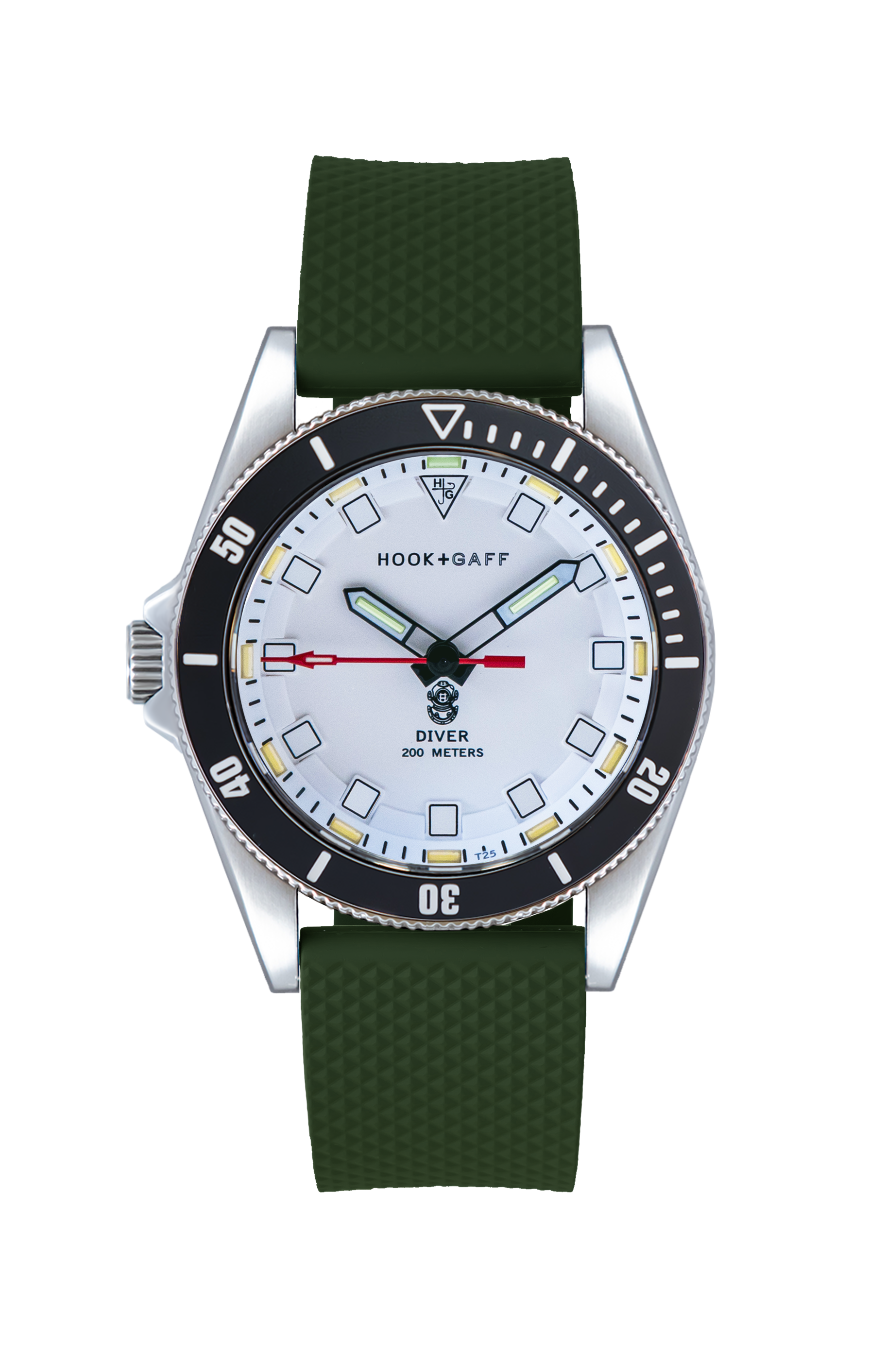 Diver Black Bezel - White Dial