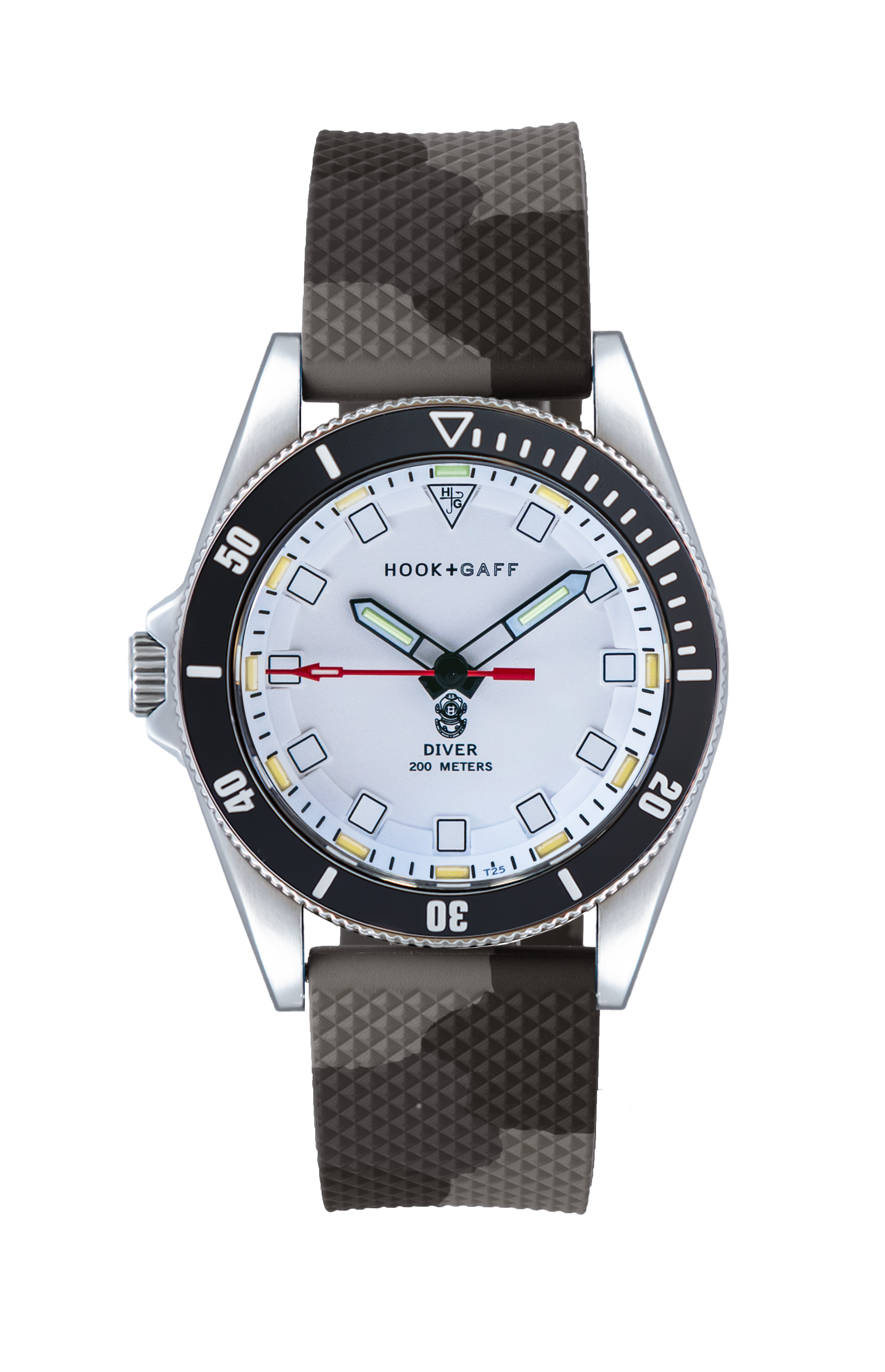 Diver Black Bezel - White Dial