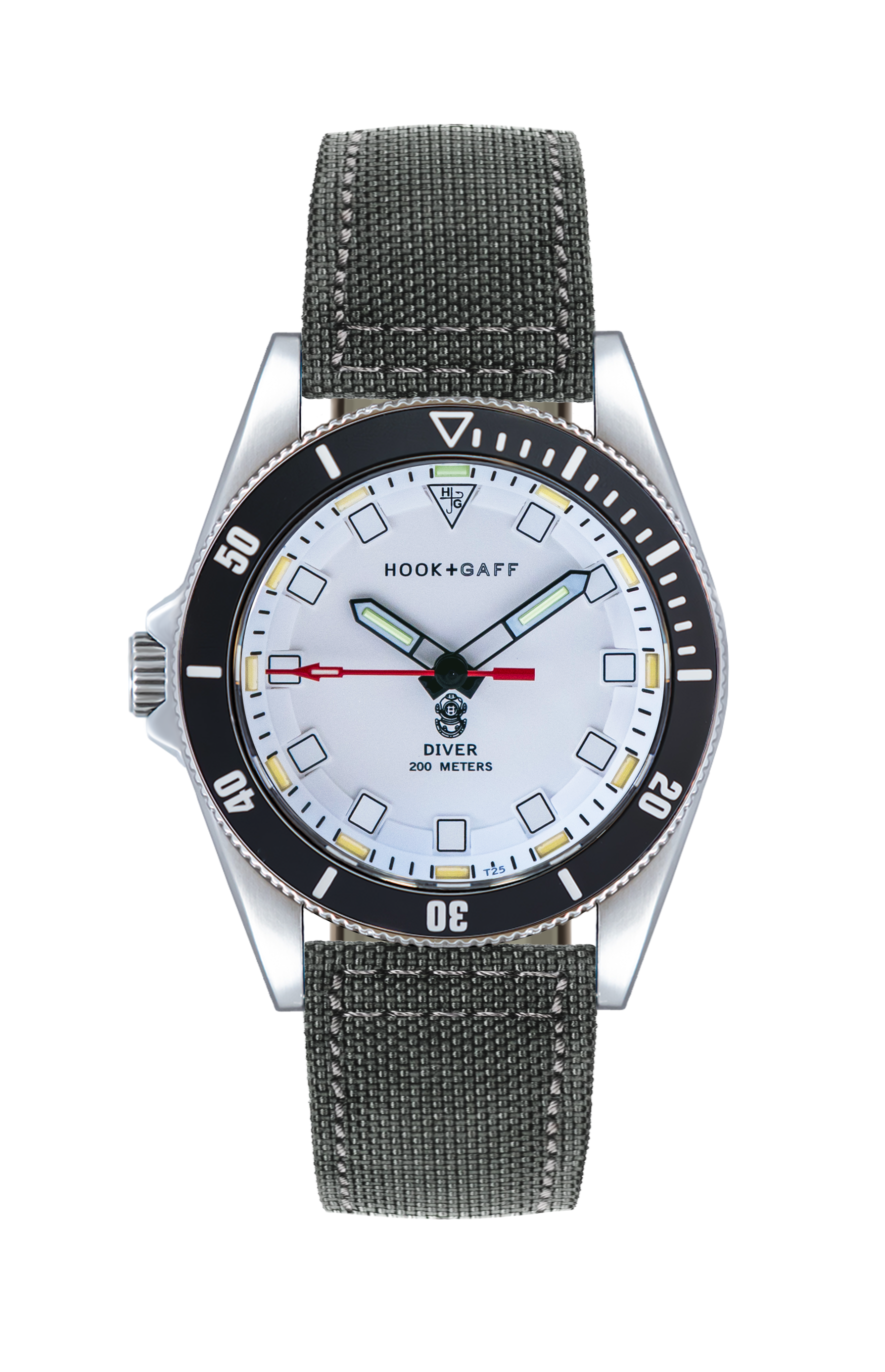 Diver Black Bezel - White Dial