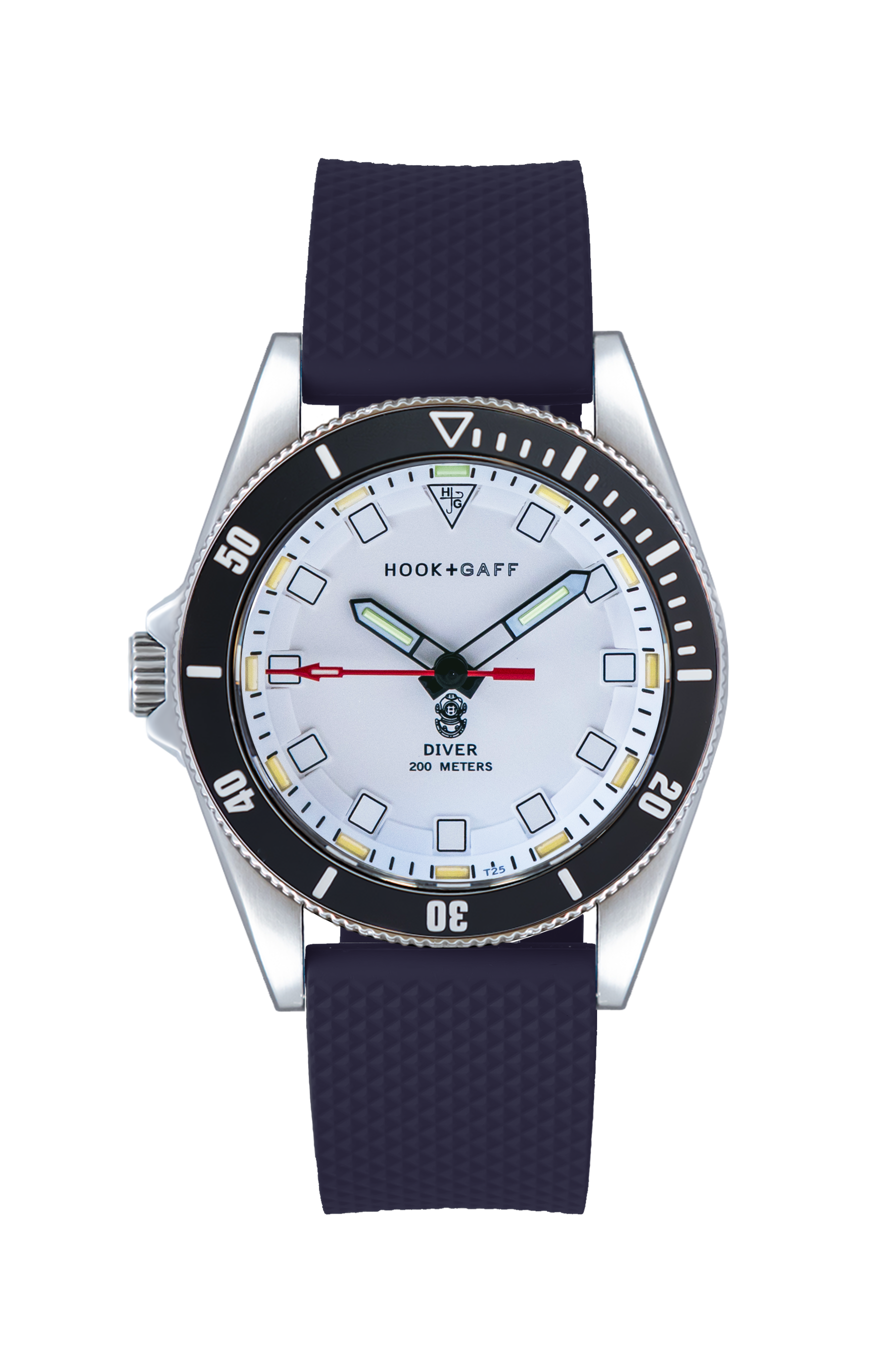 Diver Black Bezel - White Dial