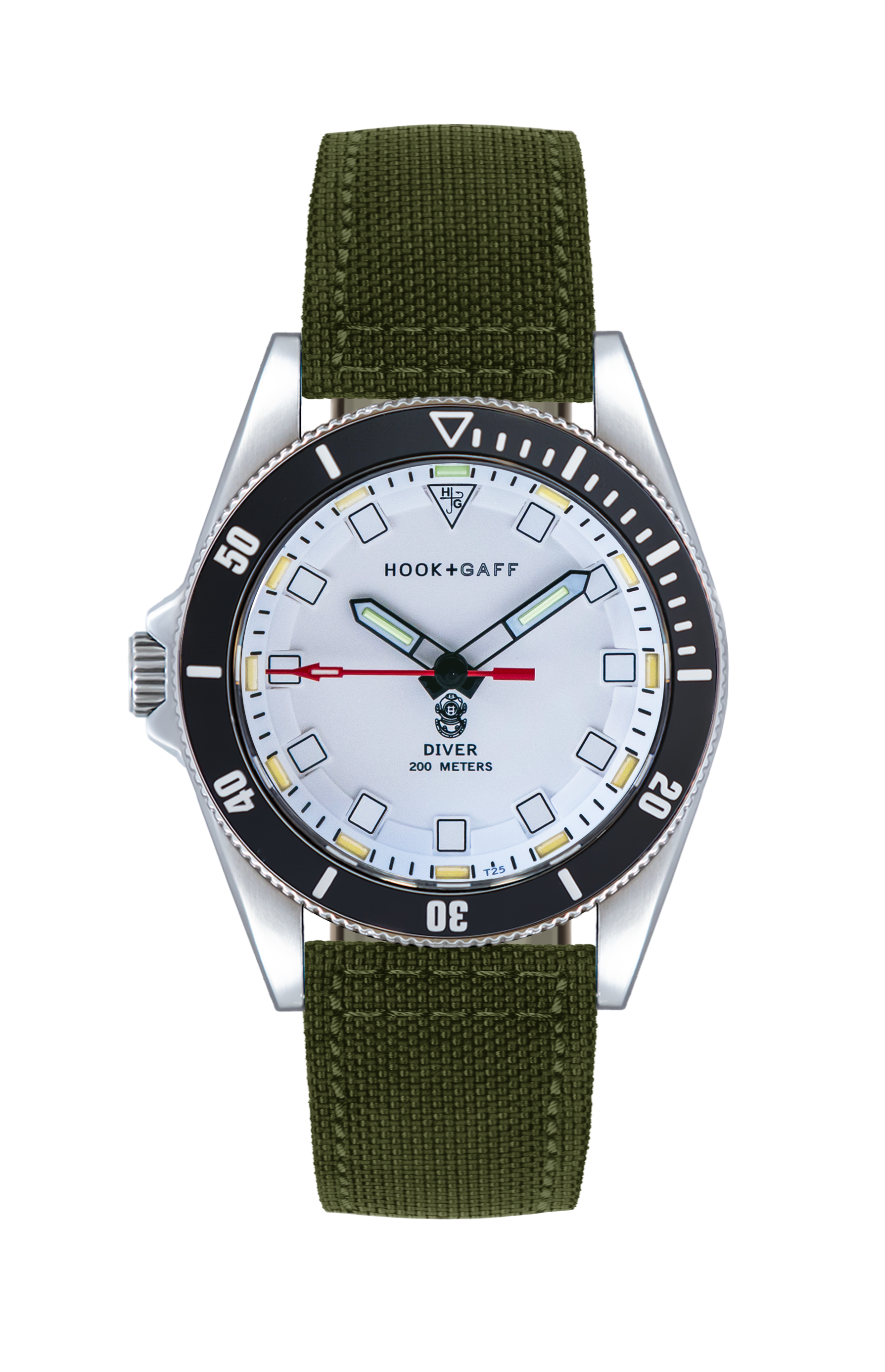 Diver Black Bezel - White Dial