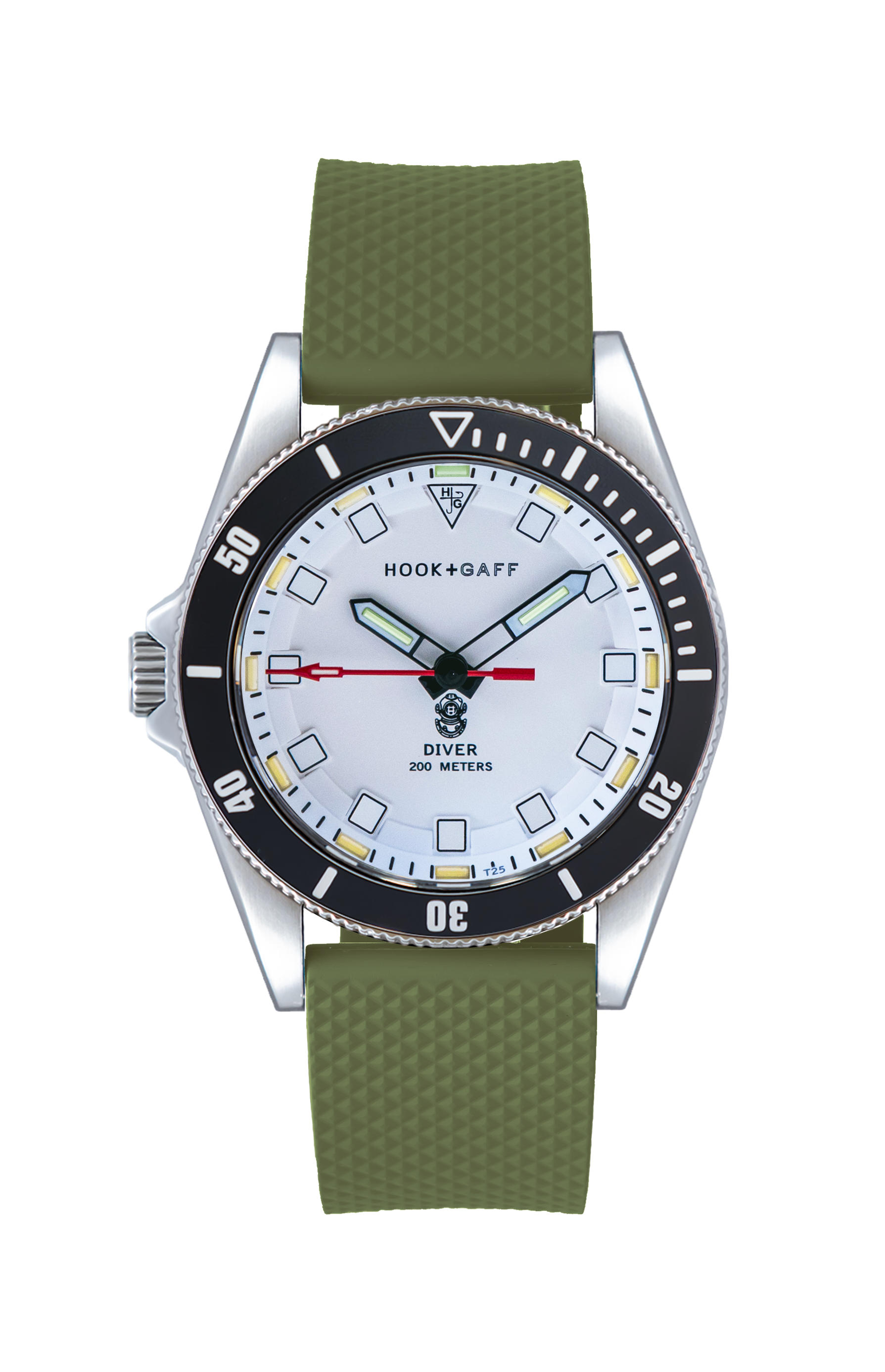 Diver Black Bezel - White Dial