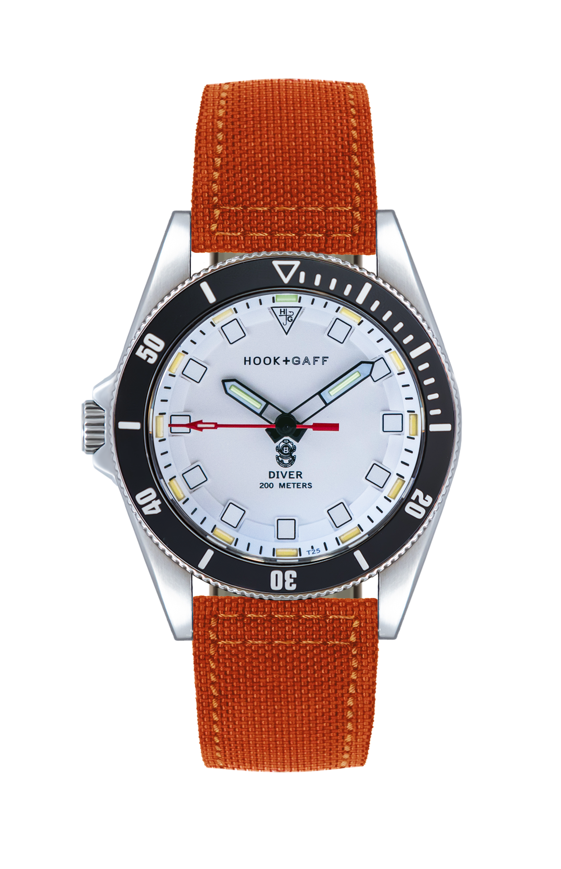 Diver Black Bezel - White Dial