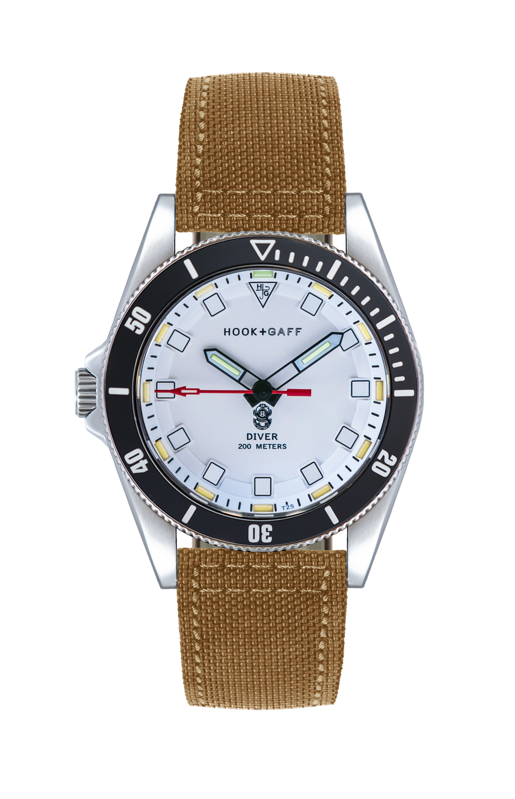 Diver Black Bezel - White Dial