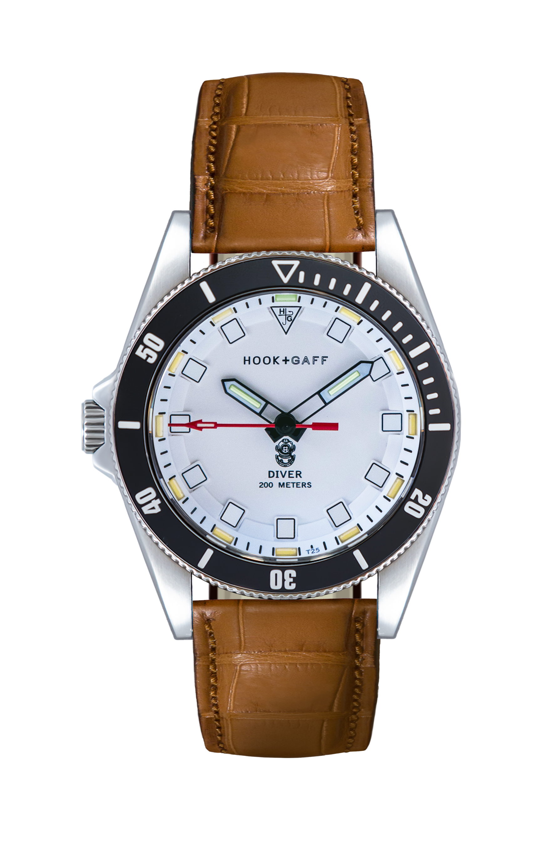 Diver Black Bezel - White Dial