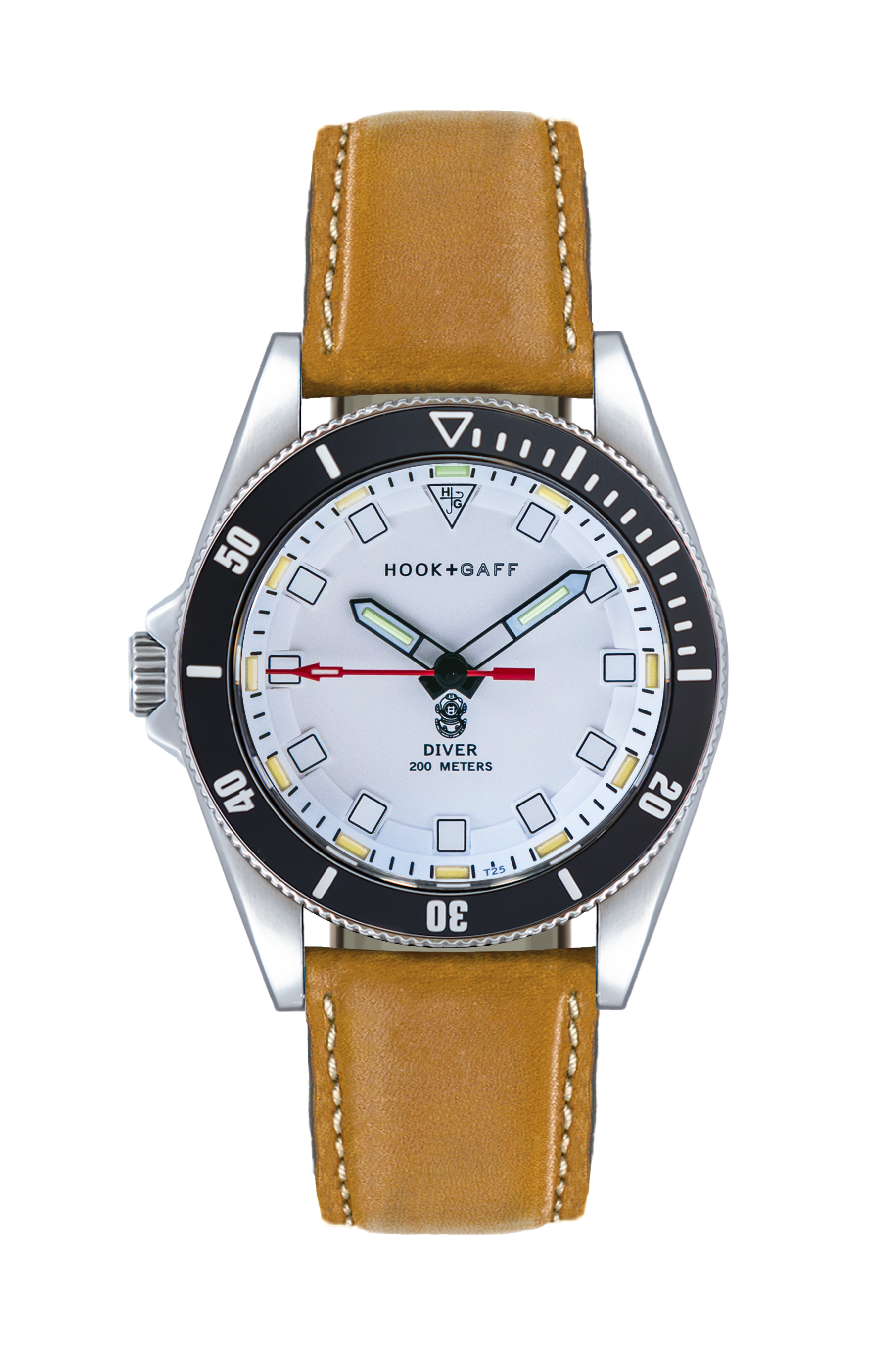Diver Black Bezel - White Dial