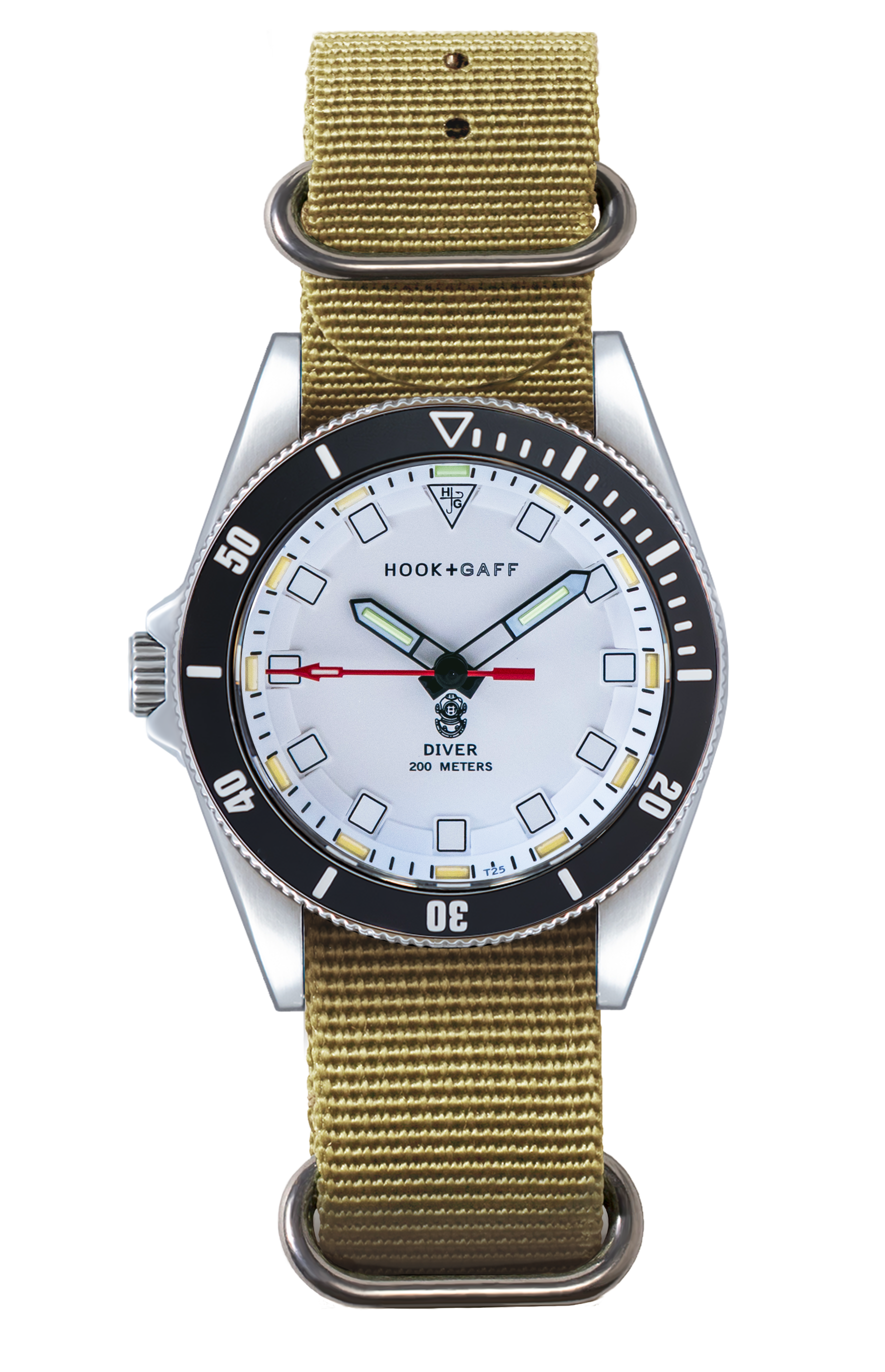 Diver Black Bezel - White Dial