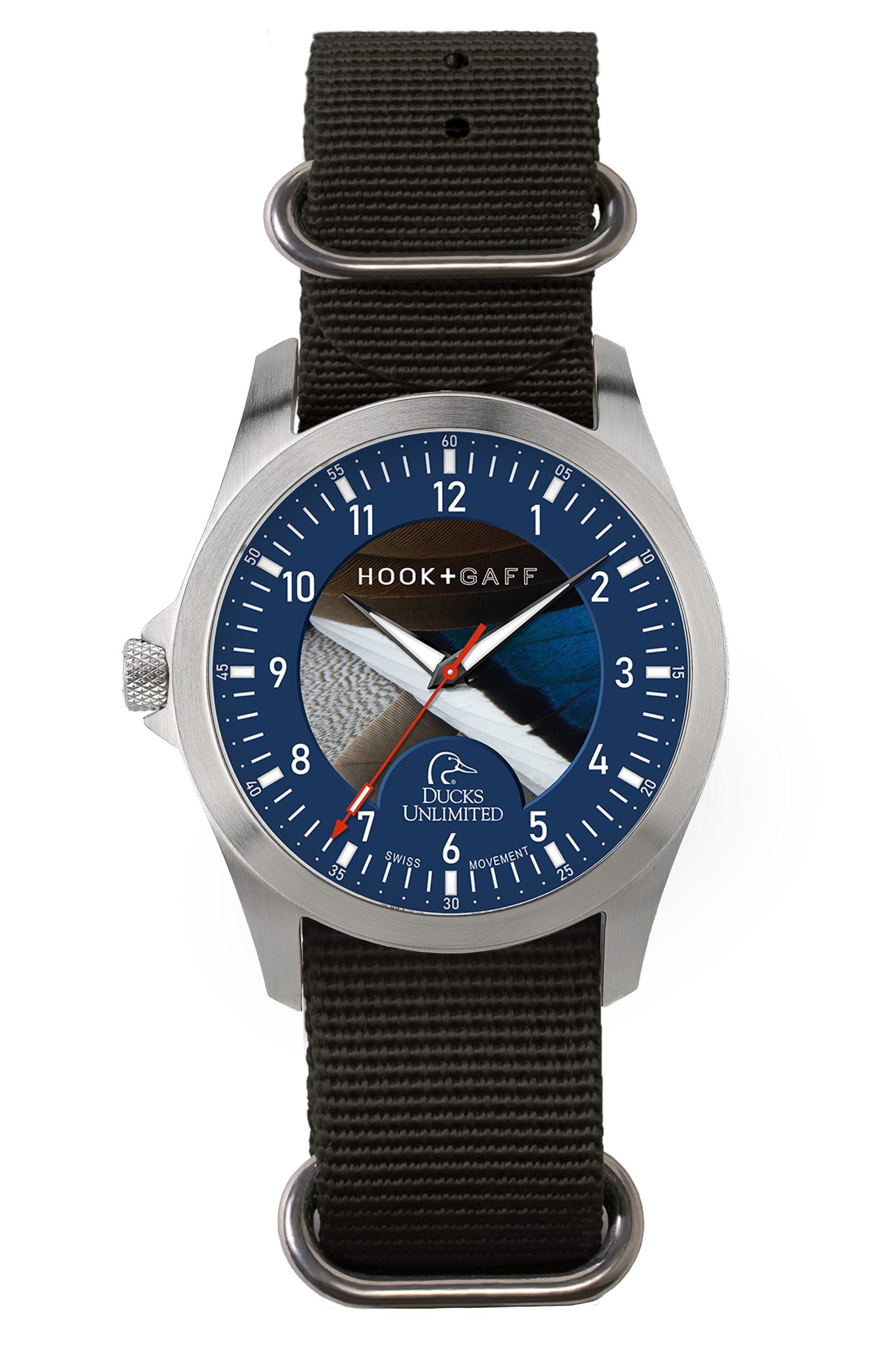 Ducks Unlimited Watch - Mallard Feather Dial