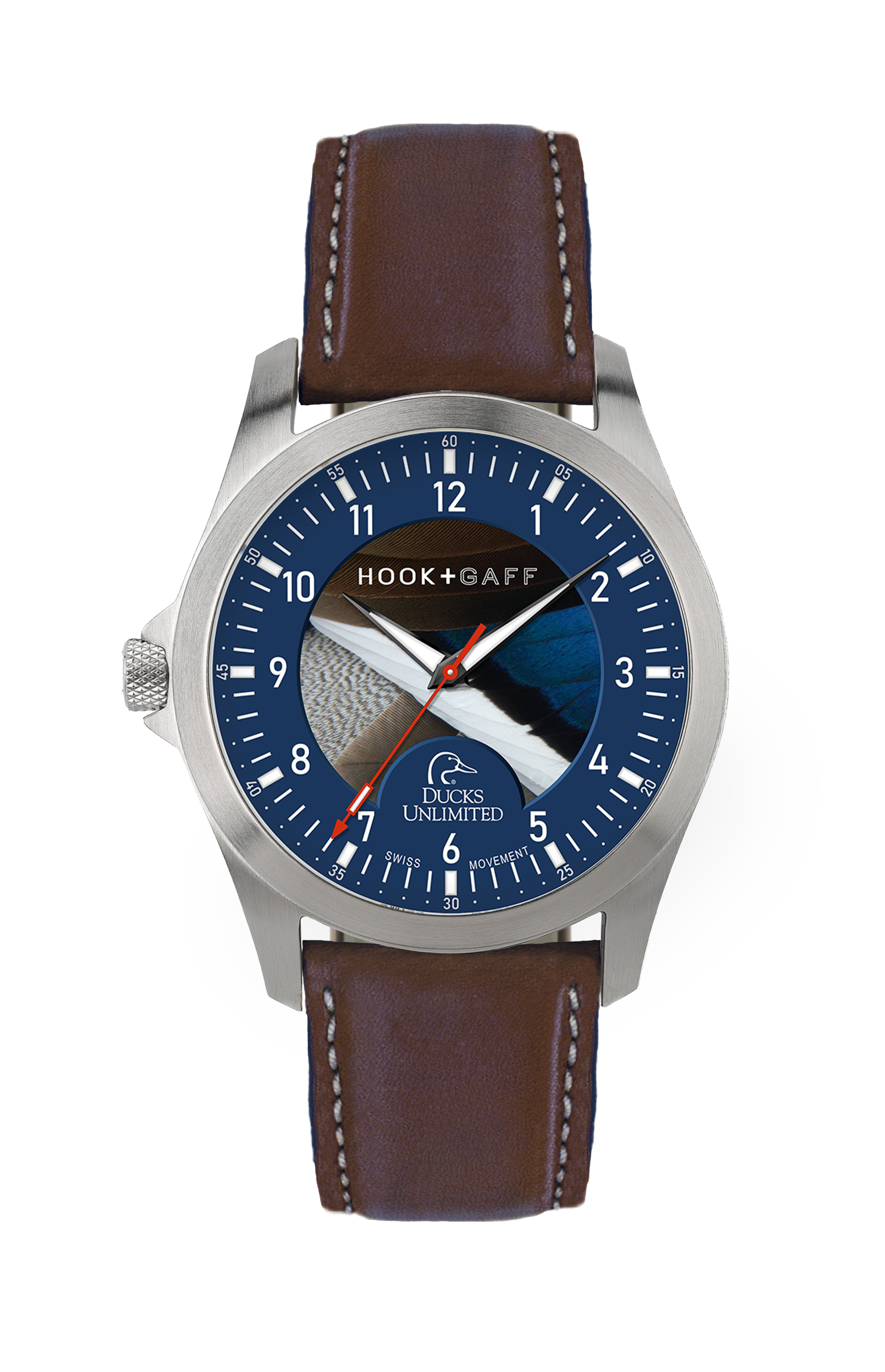 Ducks Unlimited Watch - Mallard Feather Dial