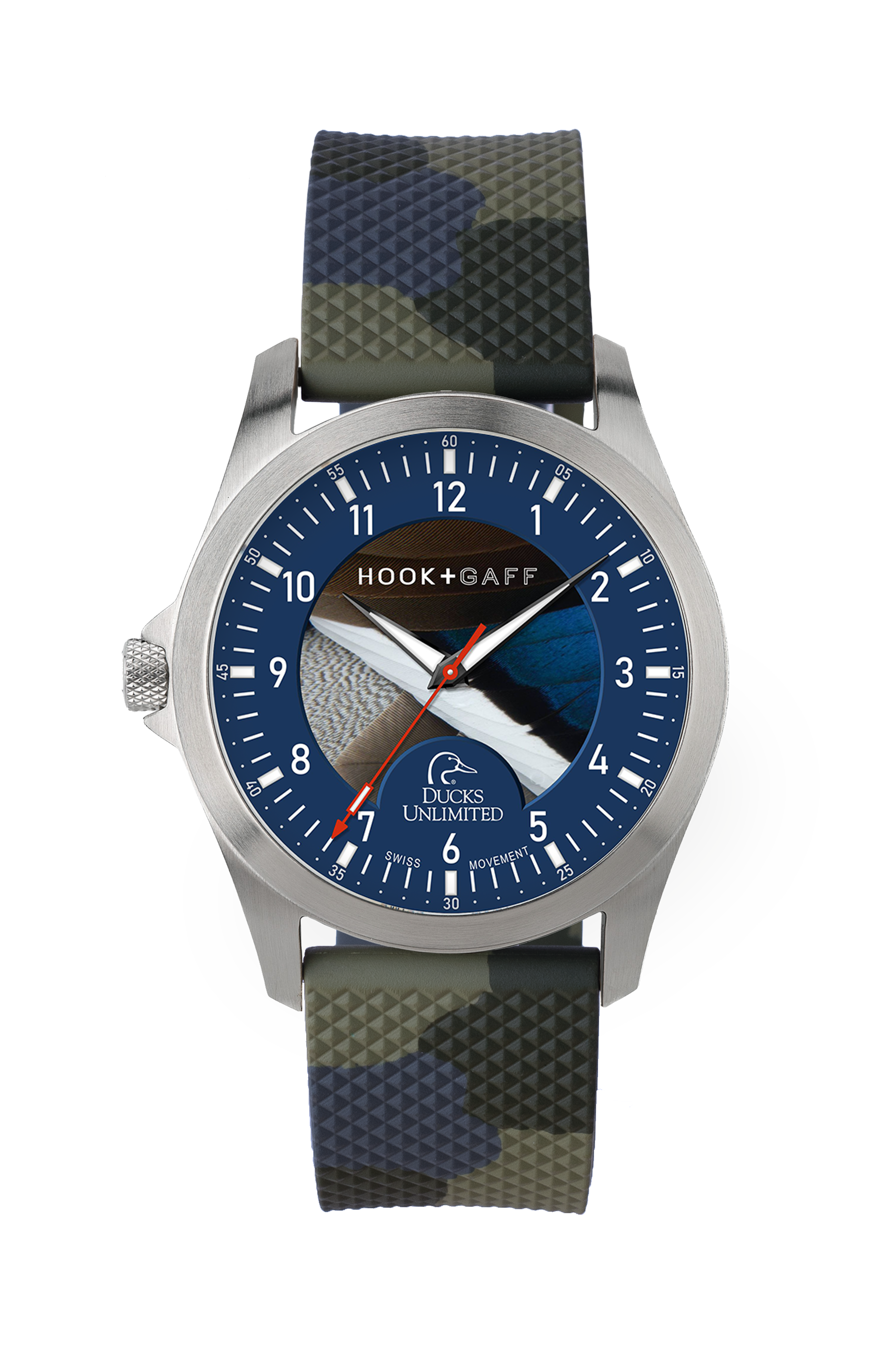 Ducks Unlimited Watch - Mallard Feather Dial