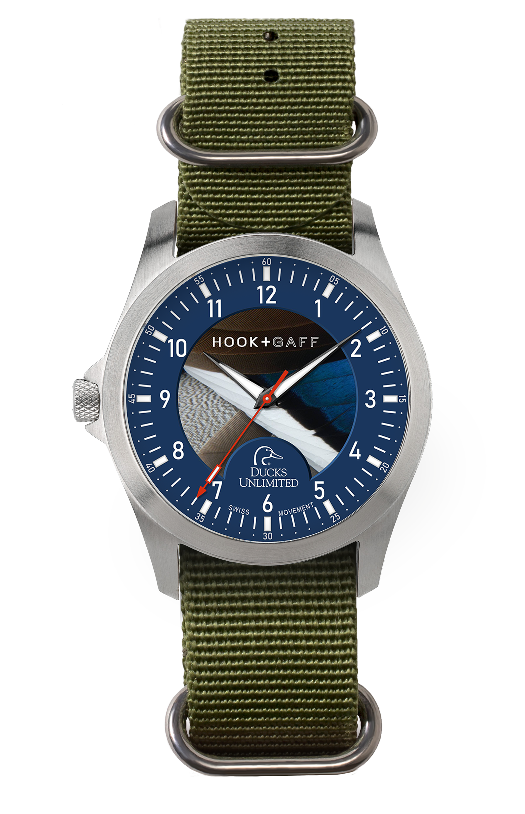 Ducks Unlimited Watch - Mallard Feather Dial