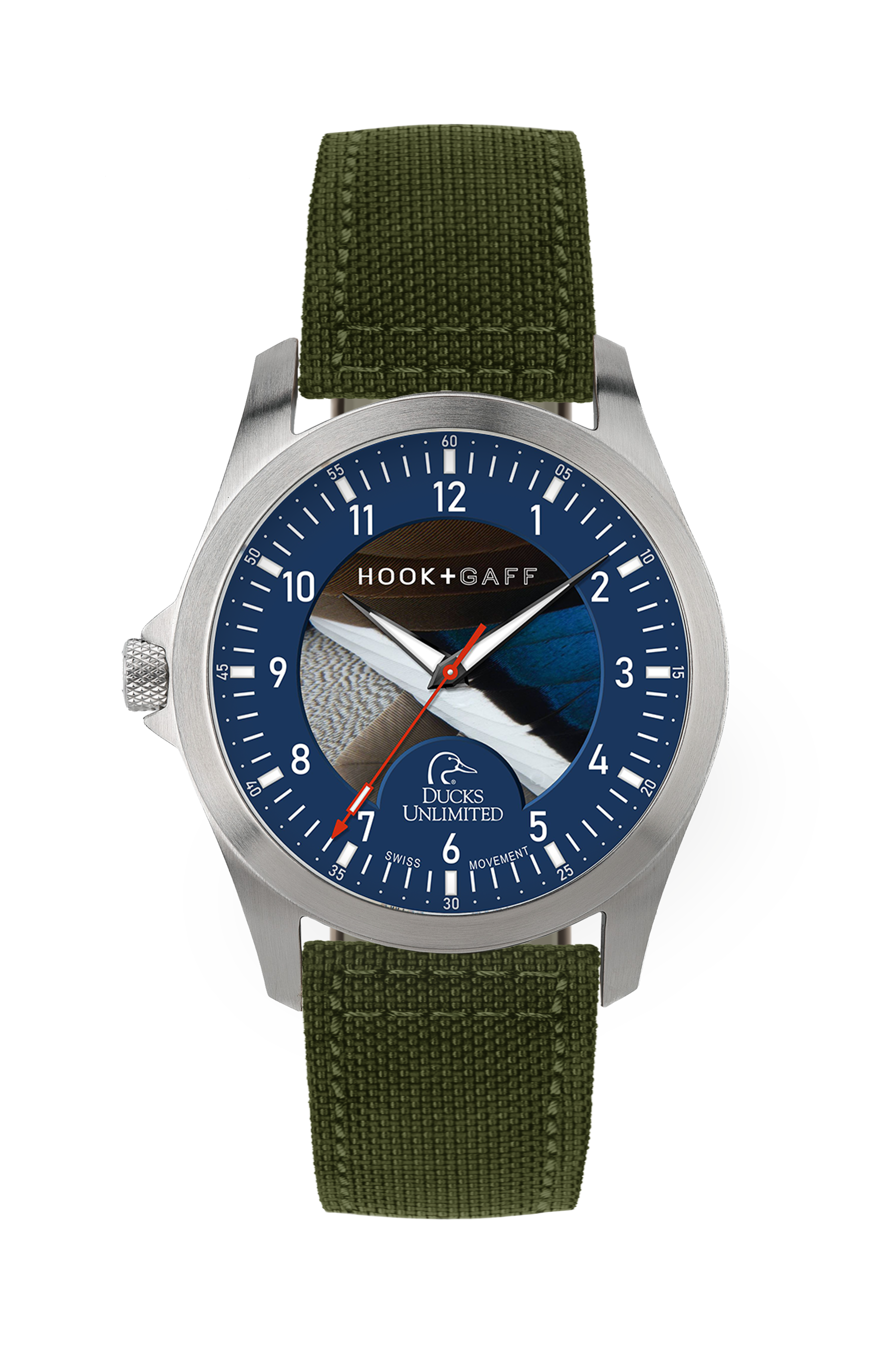 Ducks Unlimited Watch - Mallard Feather Dial