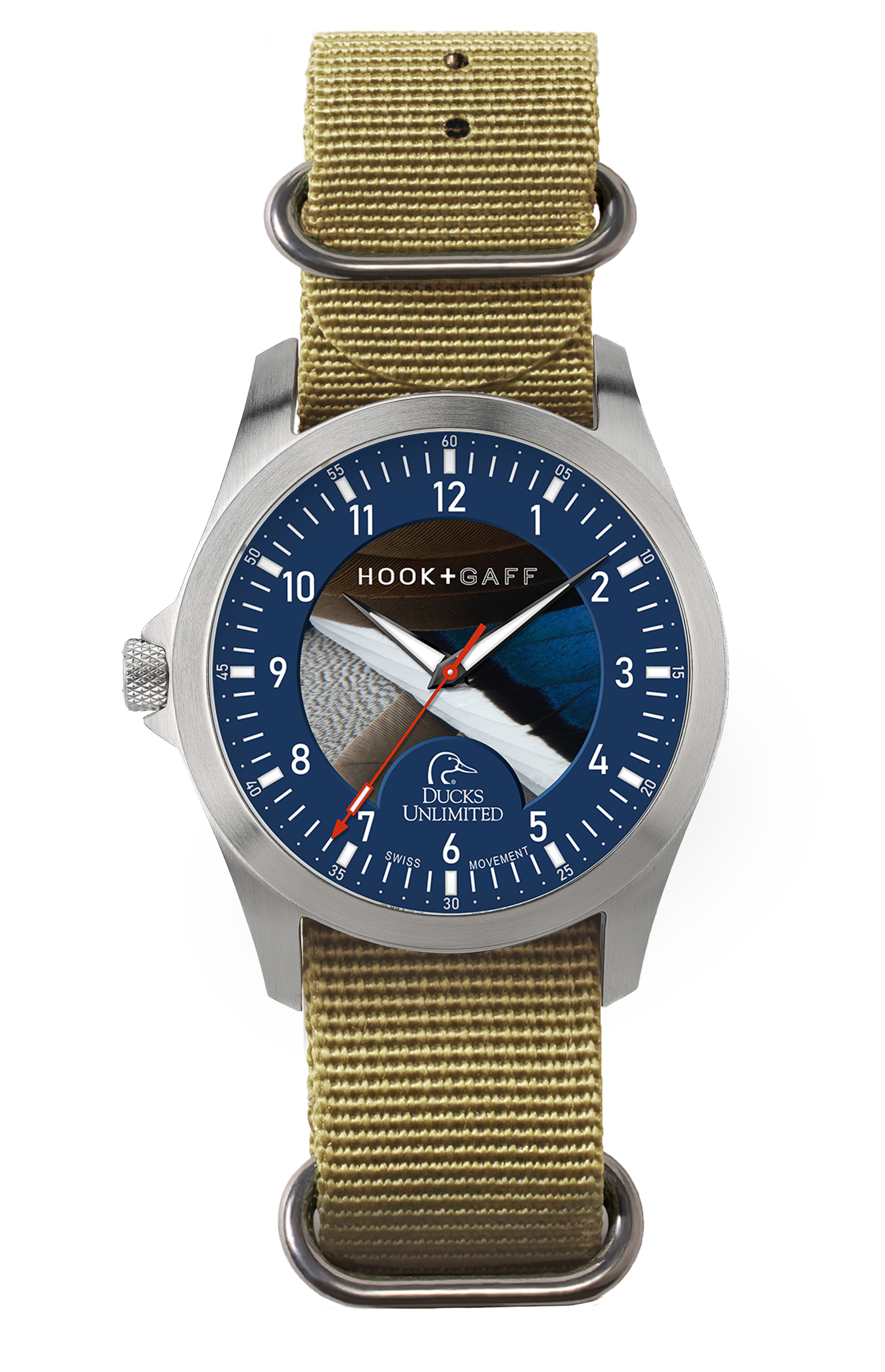 Ducks Unlimited Watch - Mallard Feather Dial