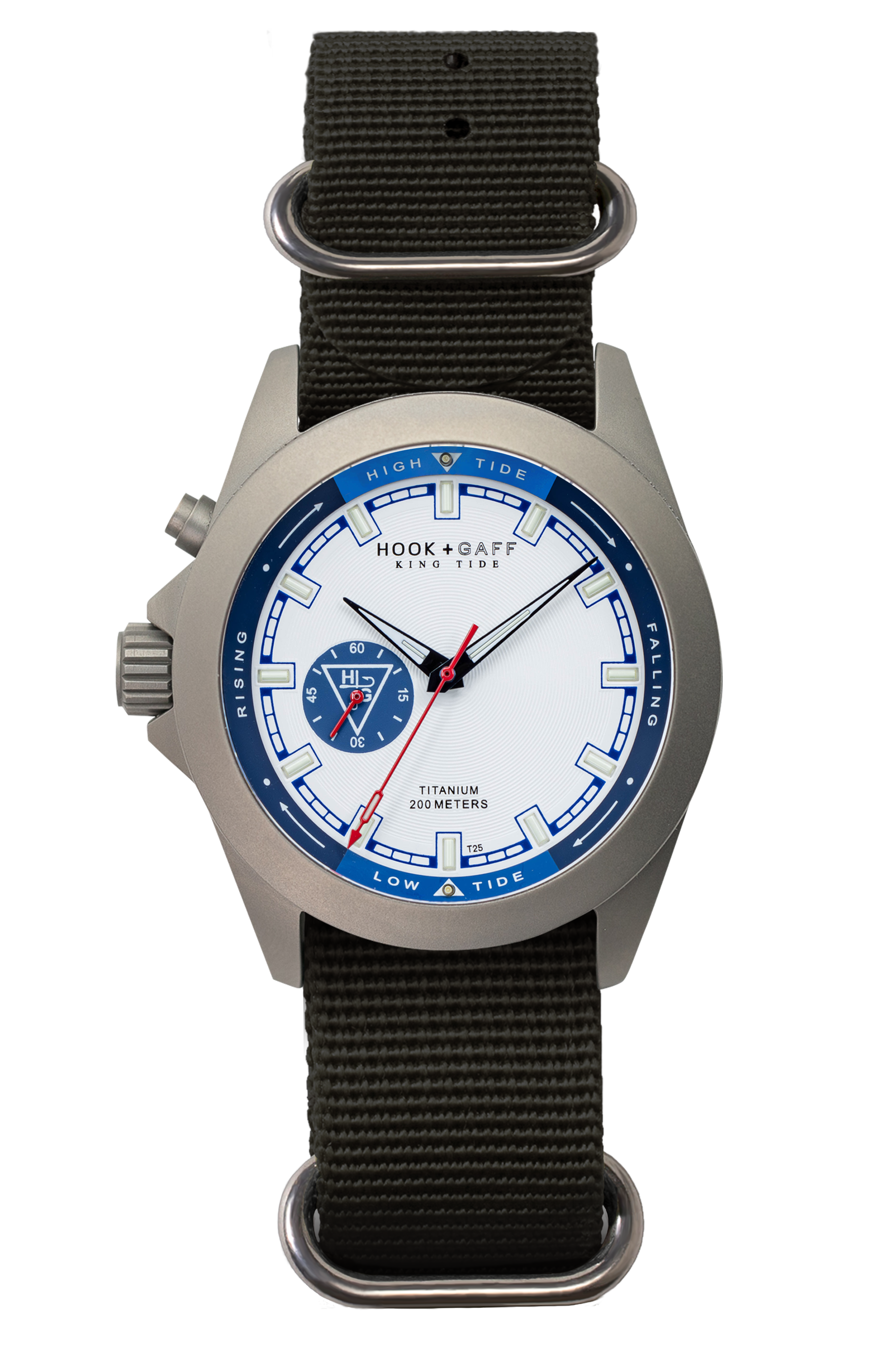 King Tide Watch - White and Blue Dial