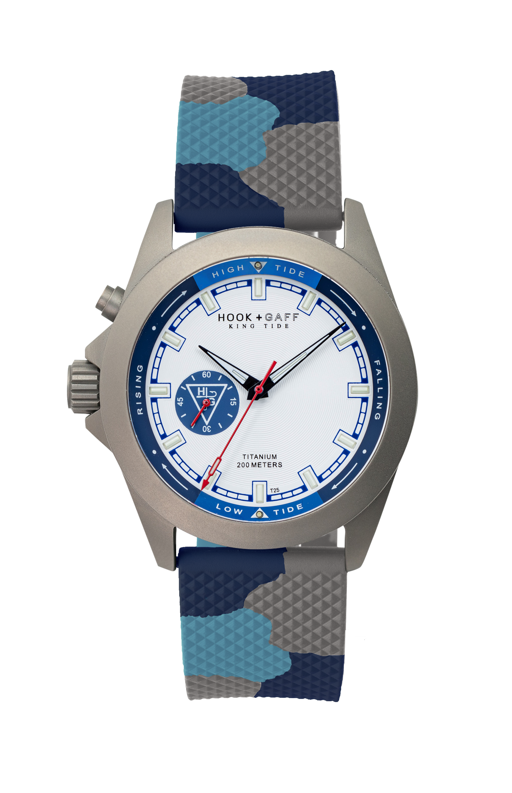 King Tide Watch - White and Blue Dial