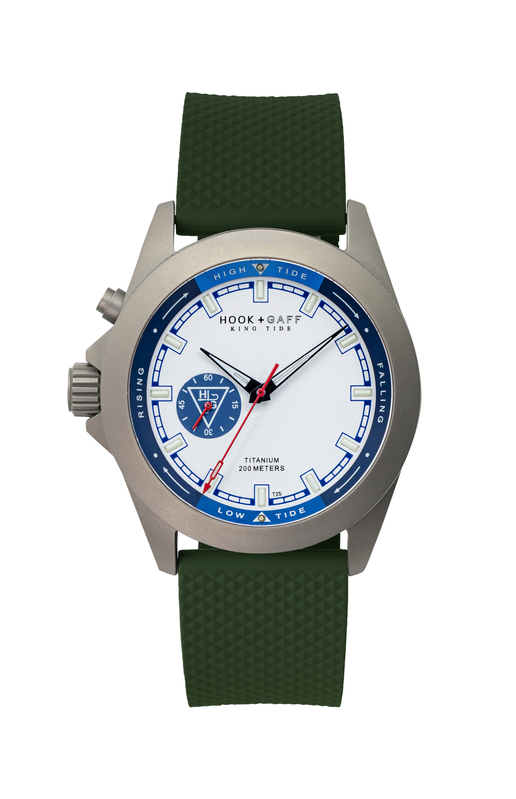 King Tide Watch - White and Blue Dial