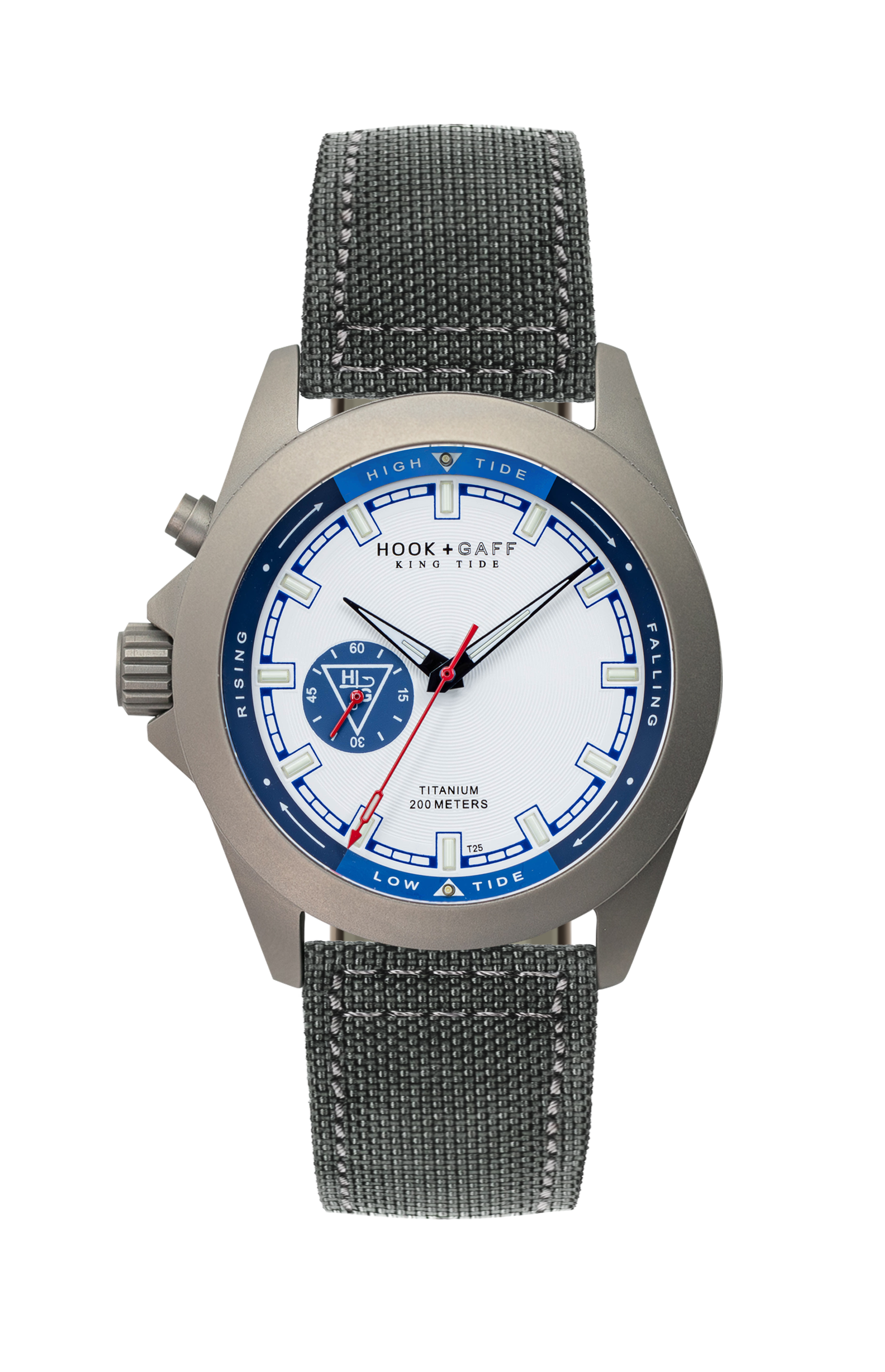 King Tide Watch - White and Blue Dial