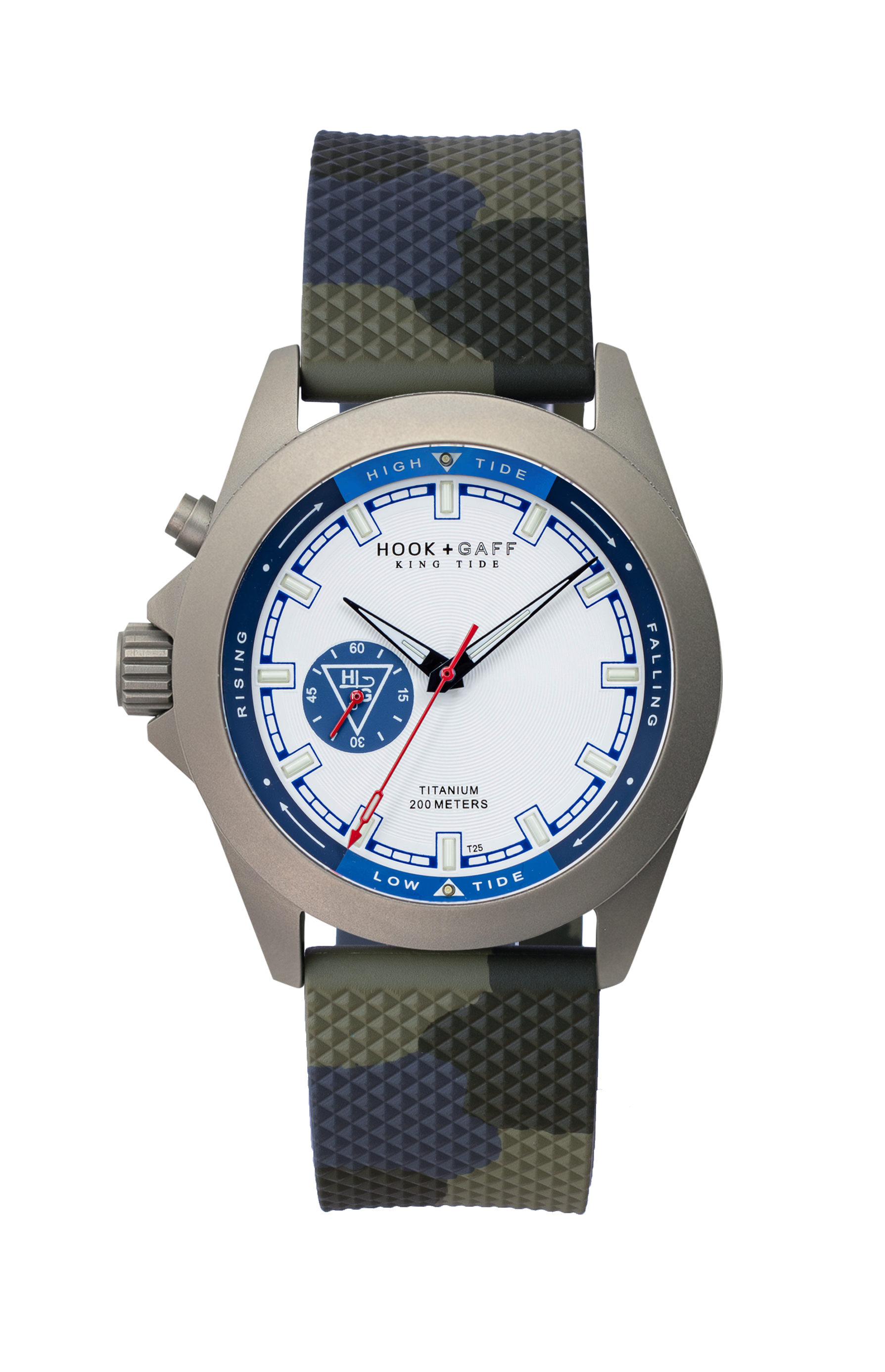 King Tide Watch - White and Blue Dial