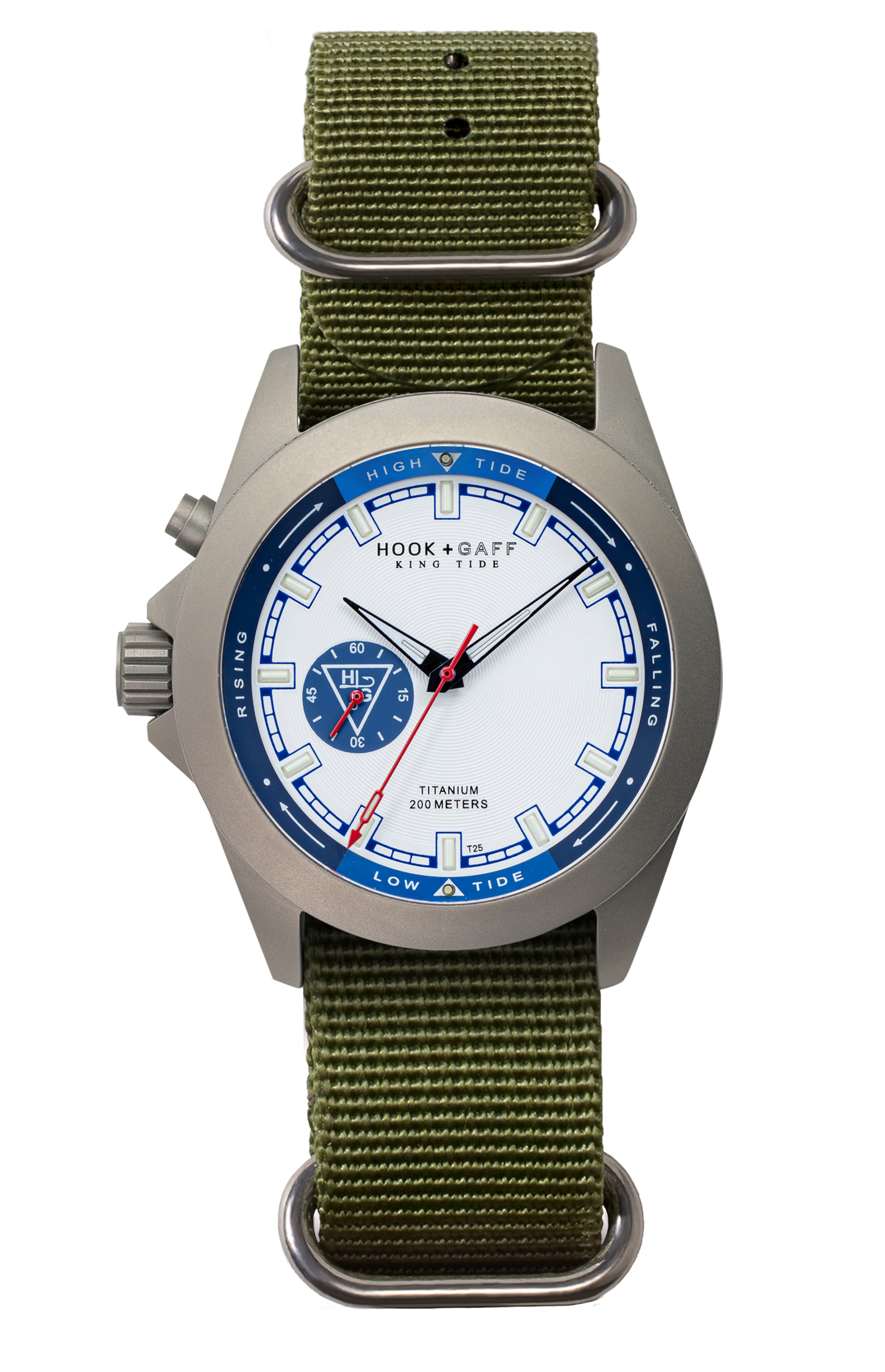 King Tide Watch - White and Blue Dial