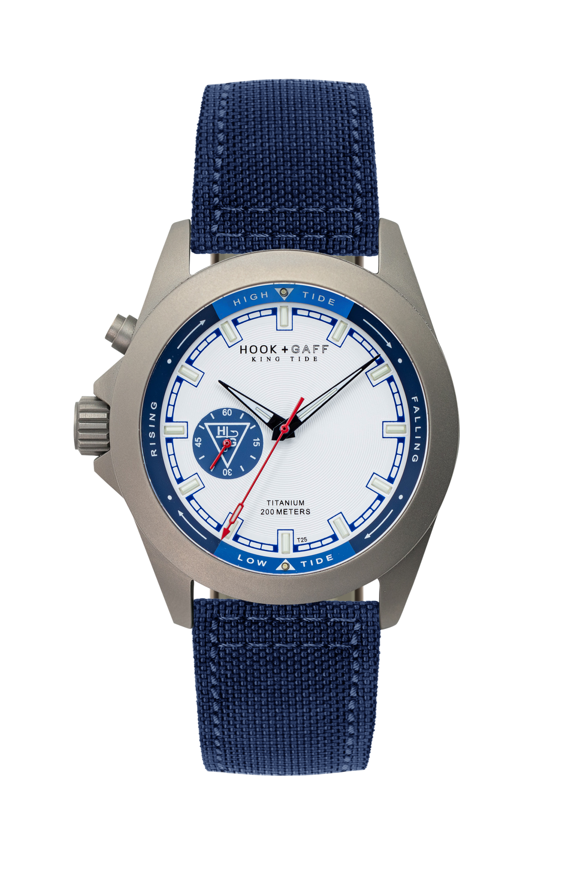 King Tide Watch - White and Blue Dial
