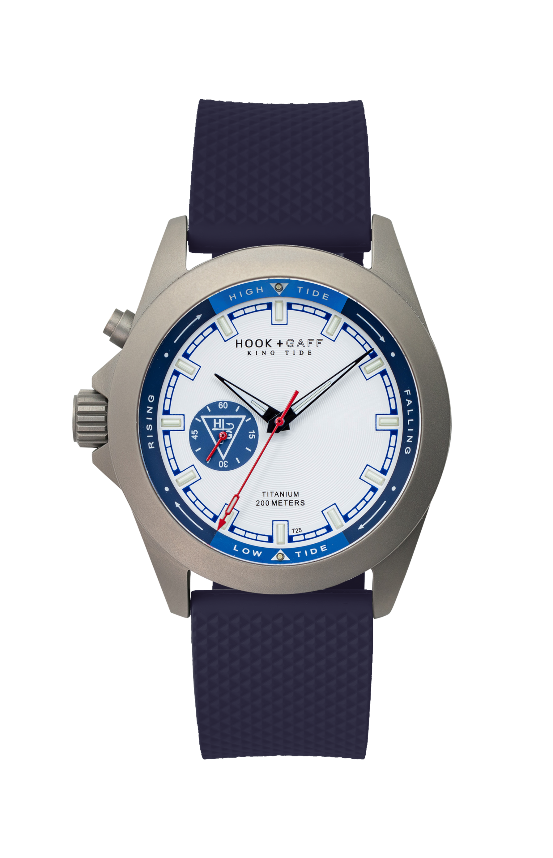 King Tide Watch - White and Blue Dial