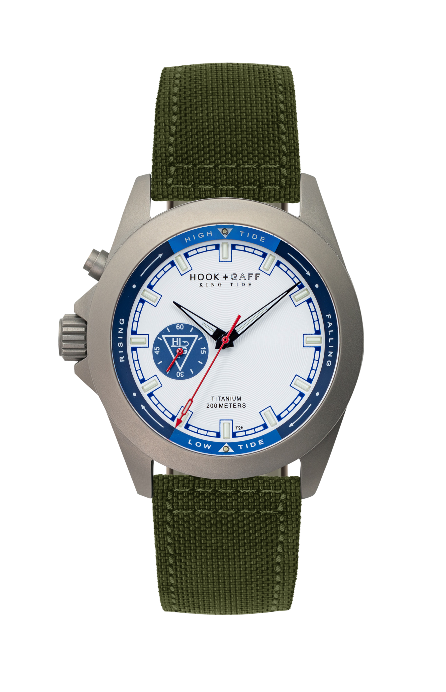 King Tide Watch - White and Blue Dial