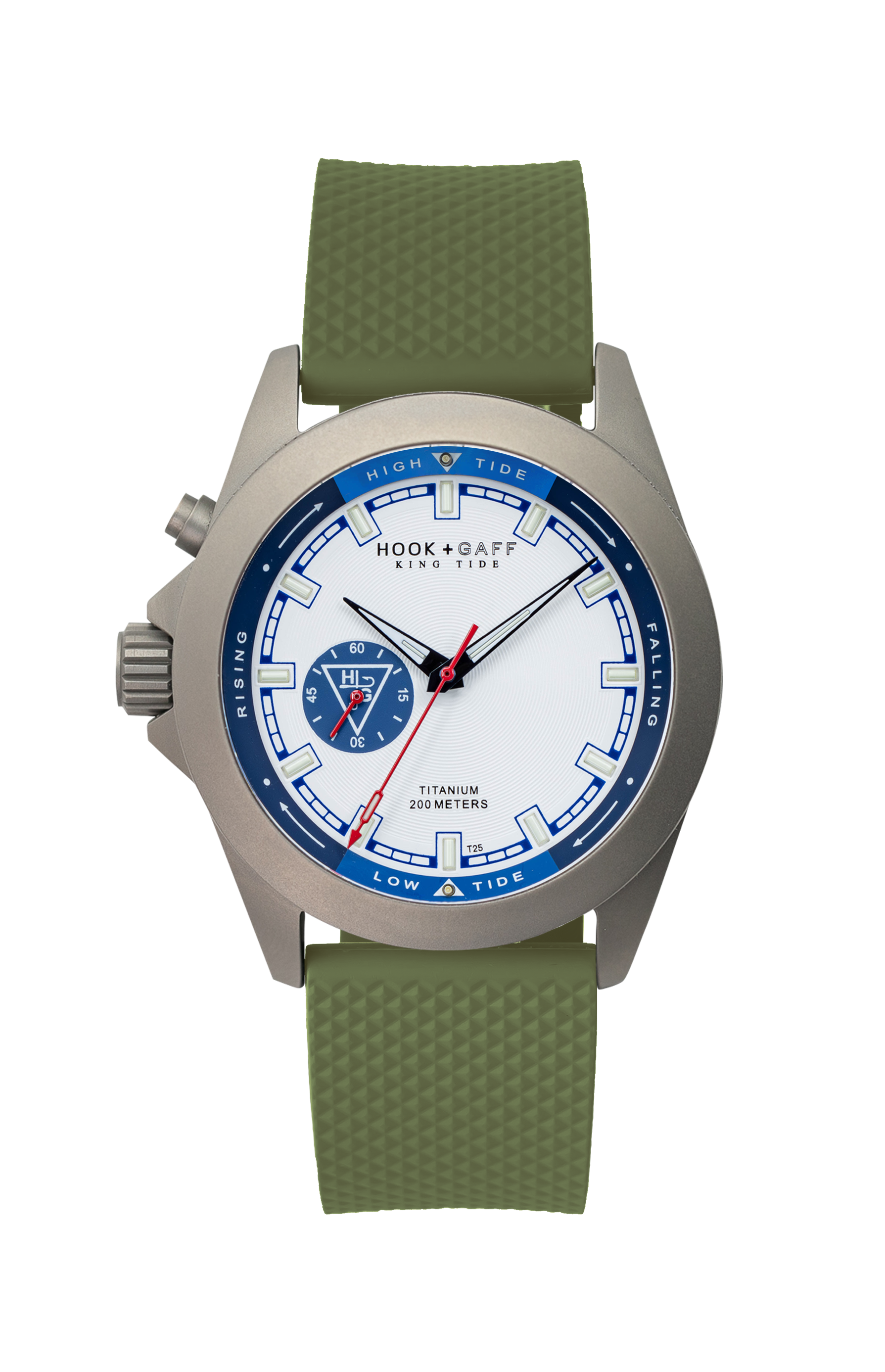 King Tide Watch - White and Blue Dial