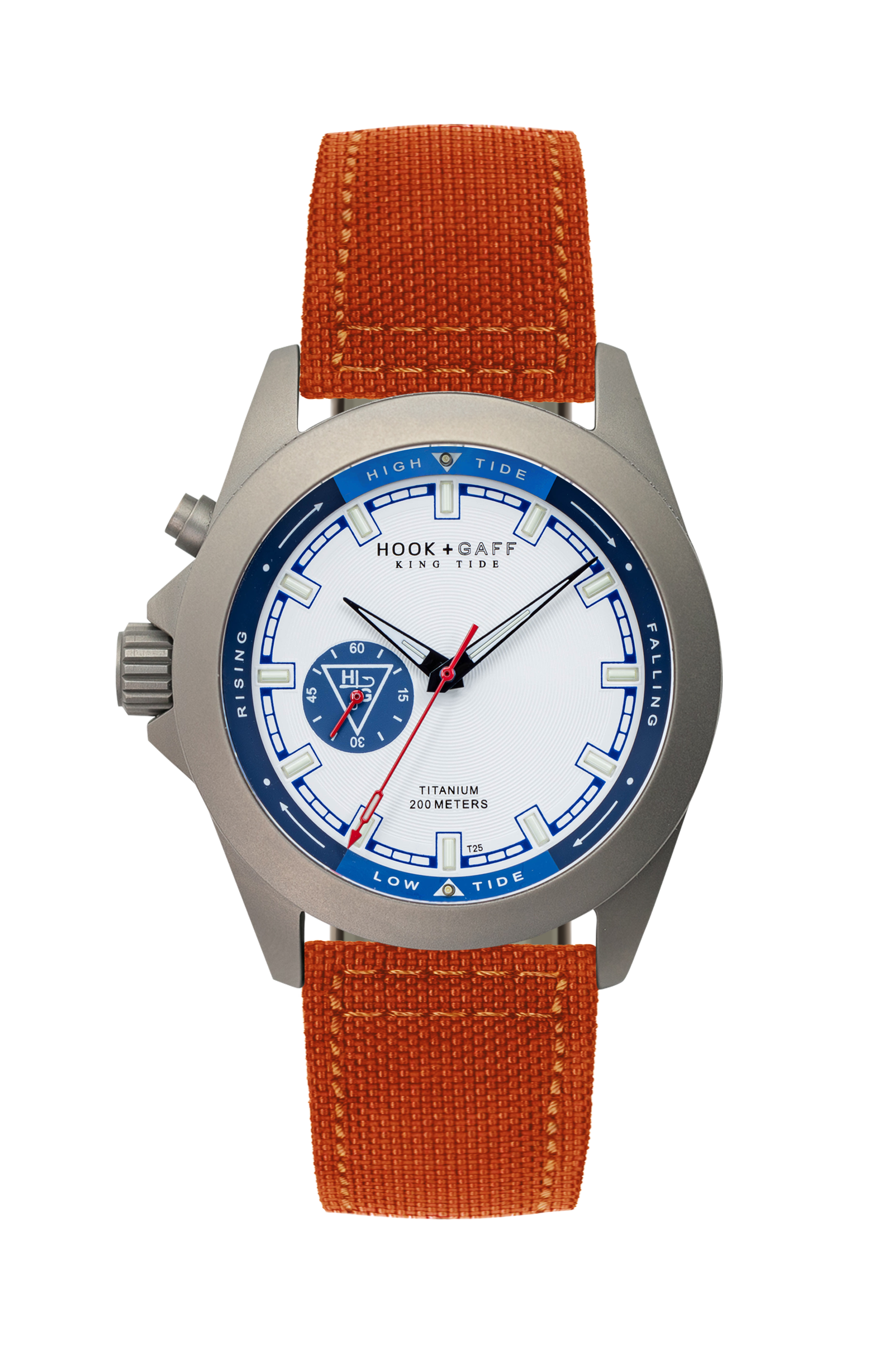 King Tide Watch - White and Blue Dial