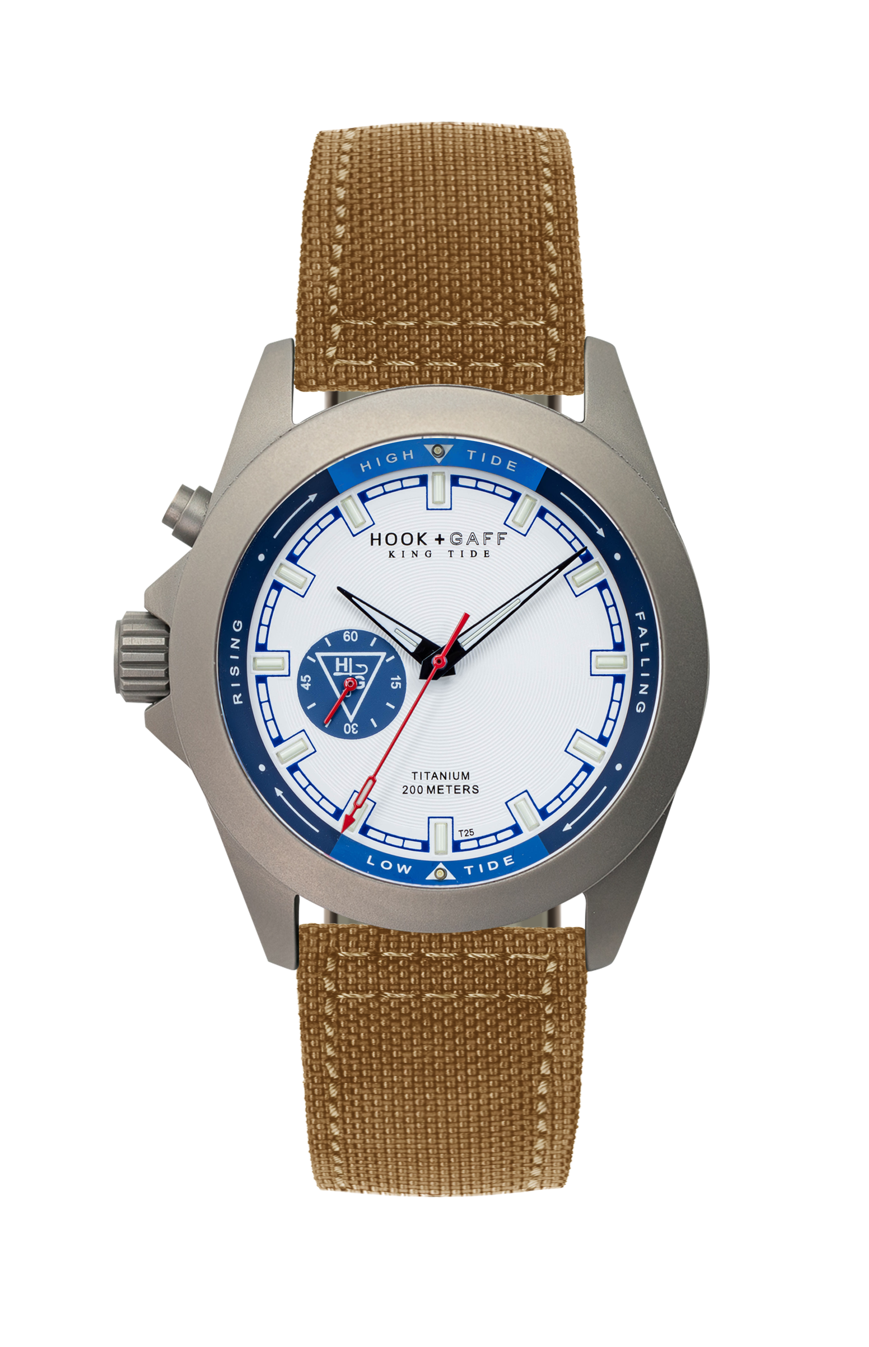 King Tide Watch - White and Blue Dial