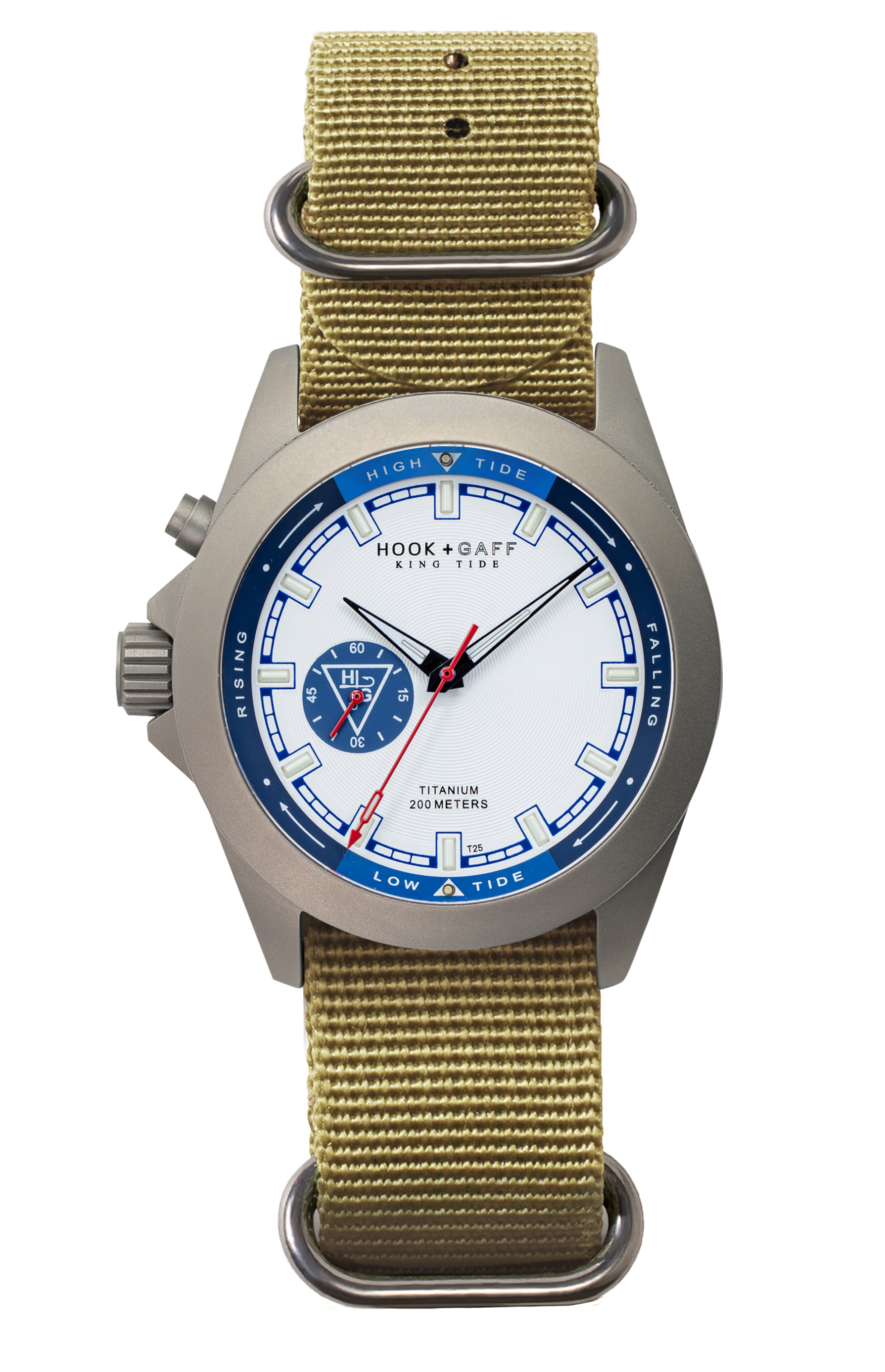 King Tide Watch - White and Blue Dial