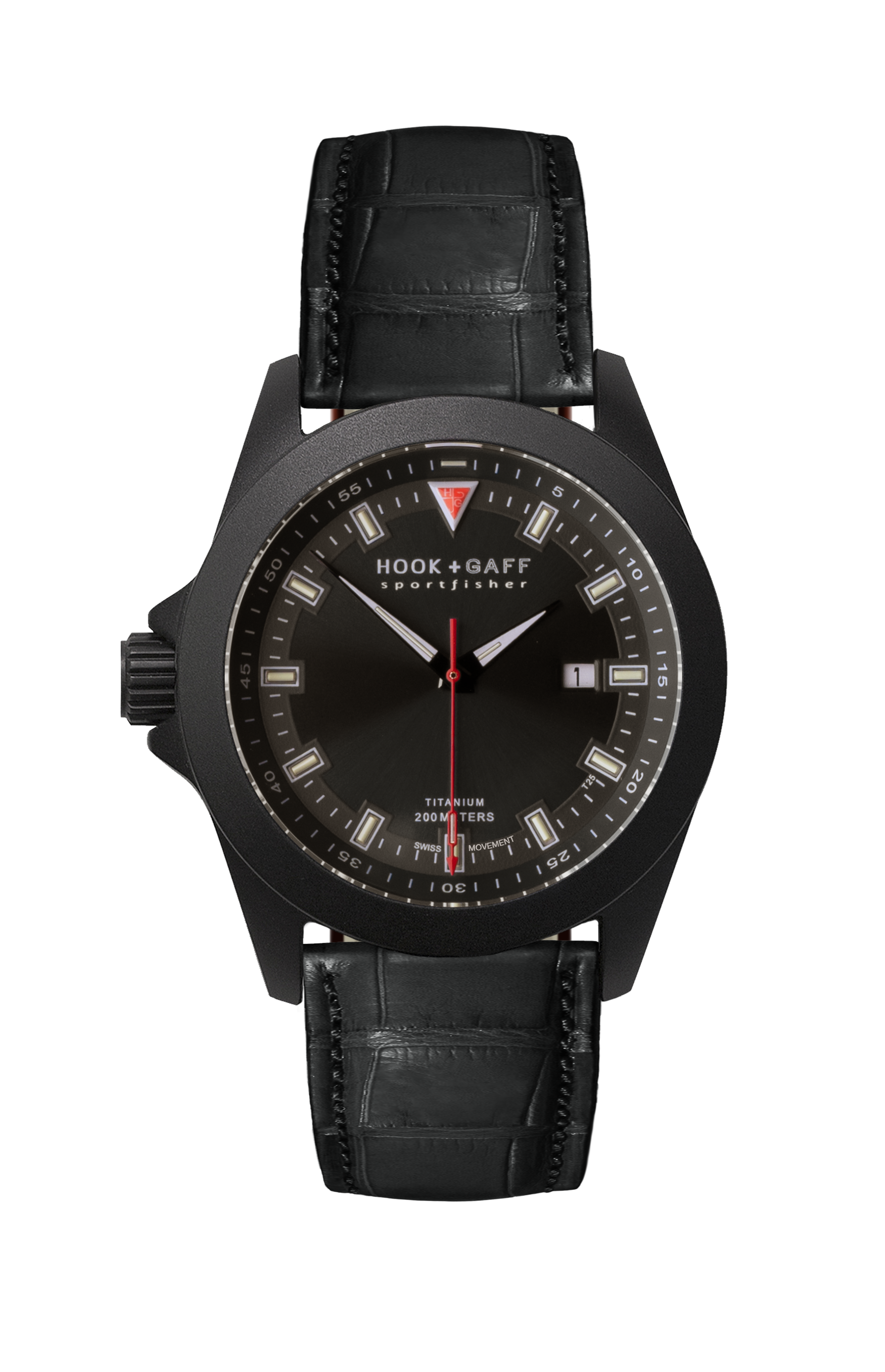Sportfisher Black - Black Dial