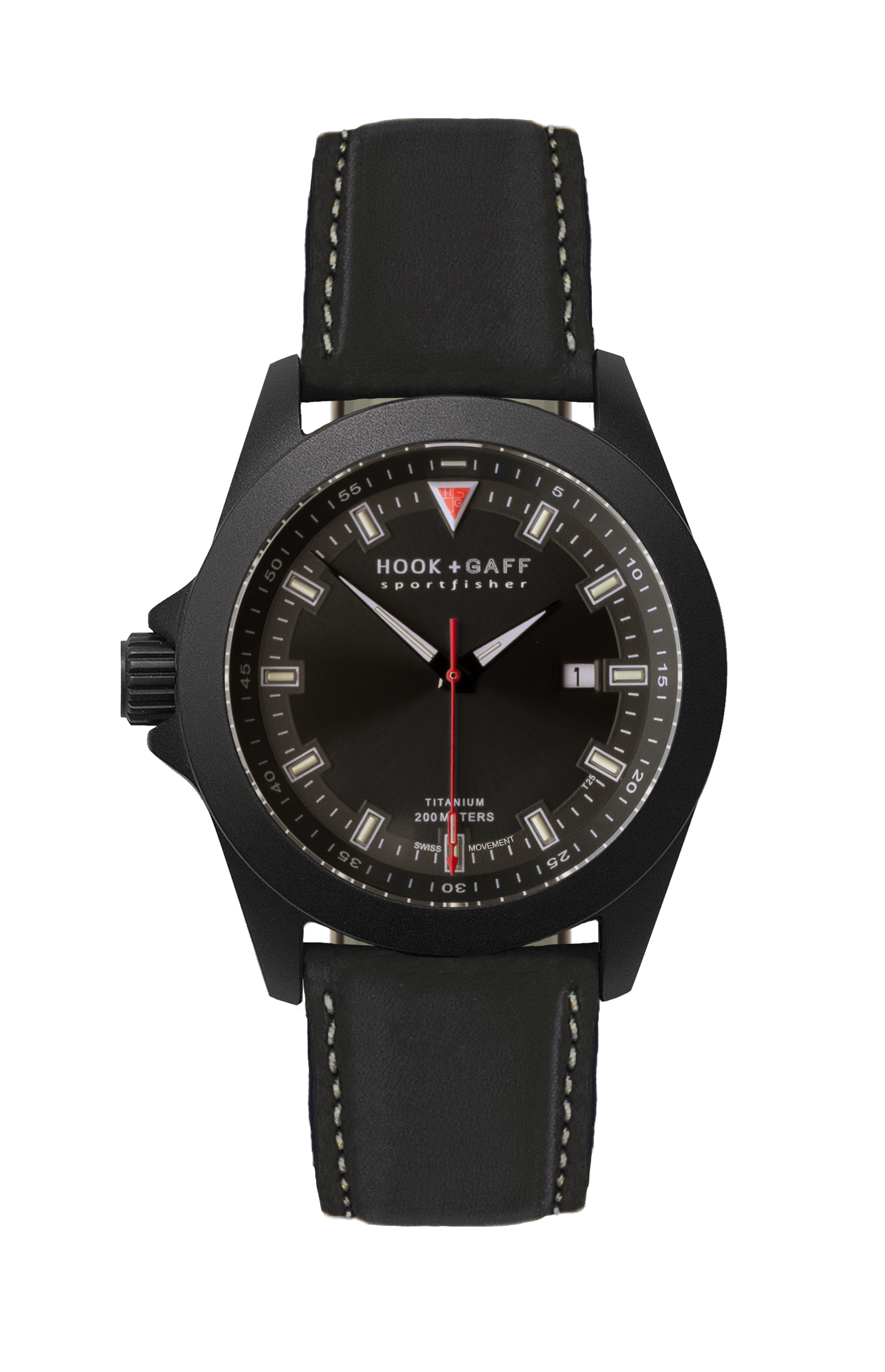 Sportfisher Black - Black Dial