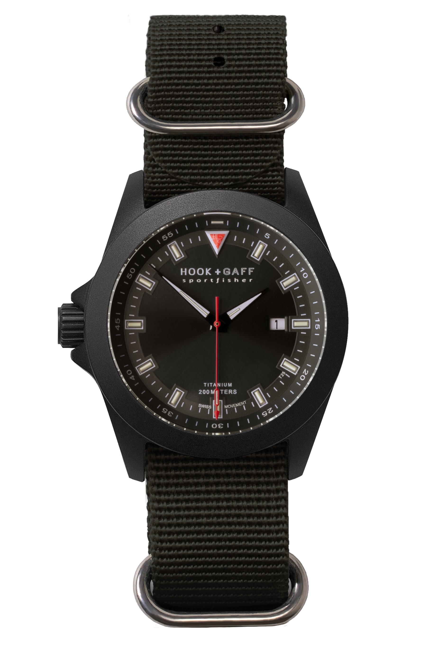 Sportfisher Black - Black Dial