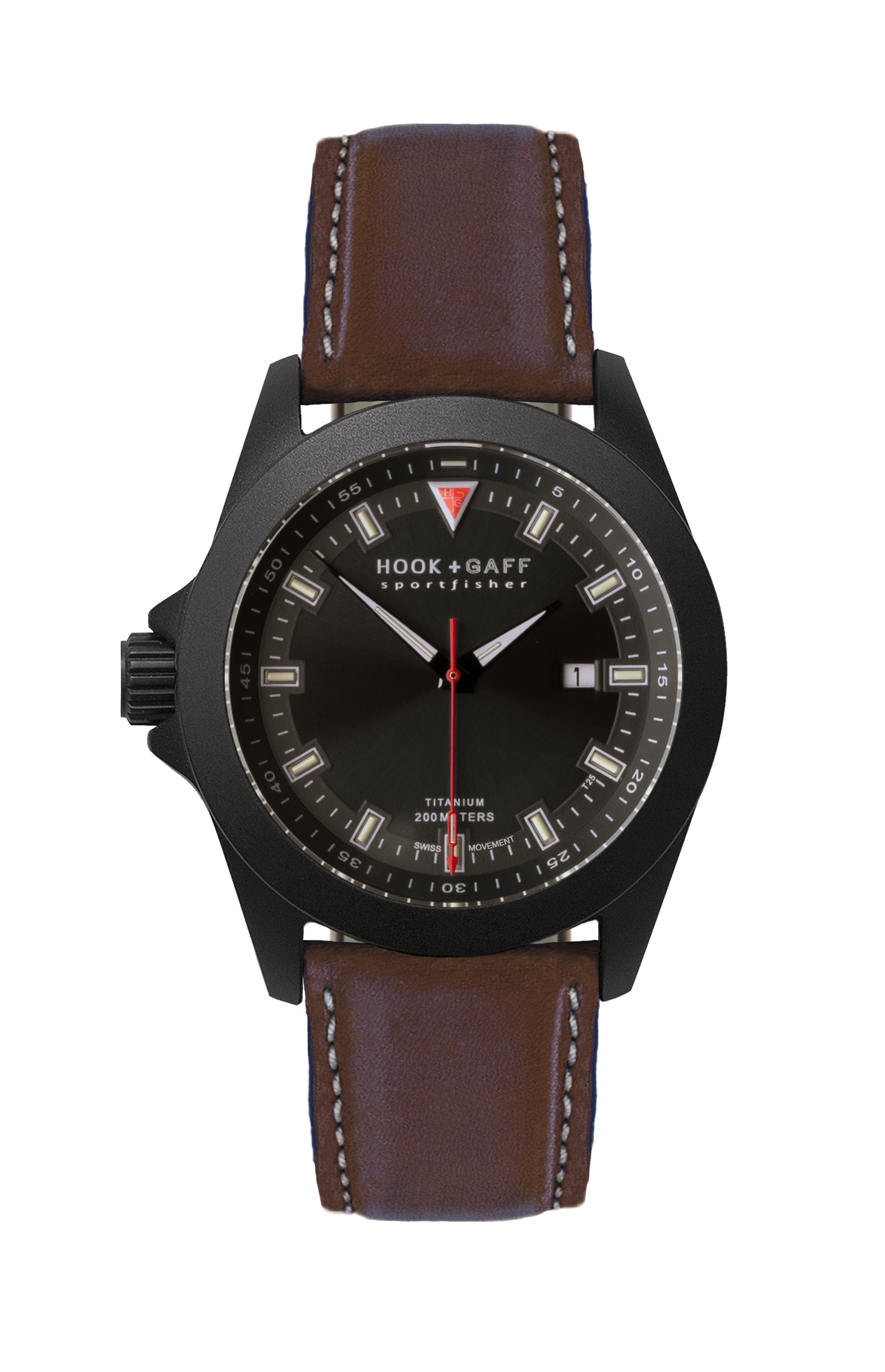 Sportfisher Black - Black Dial