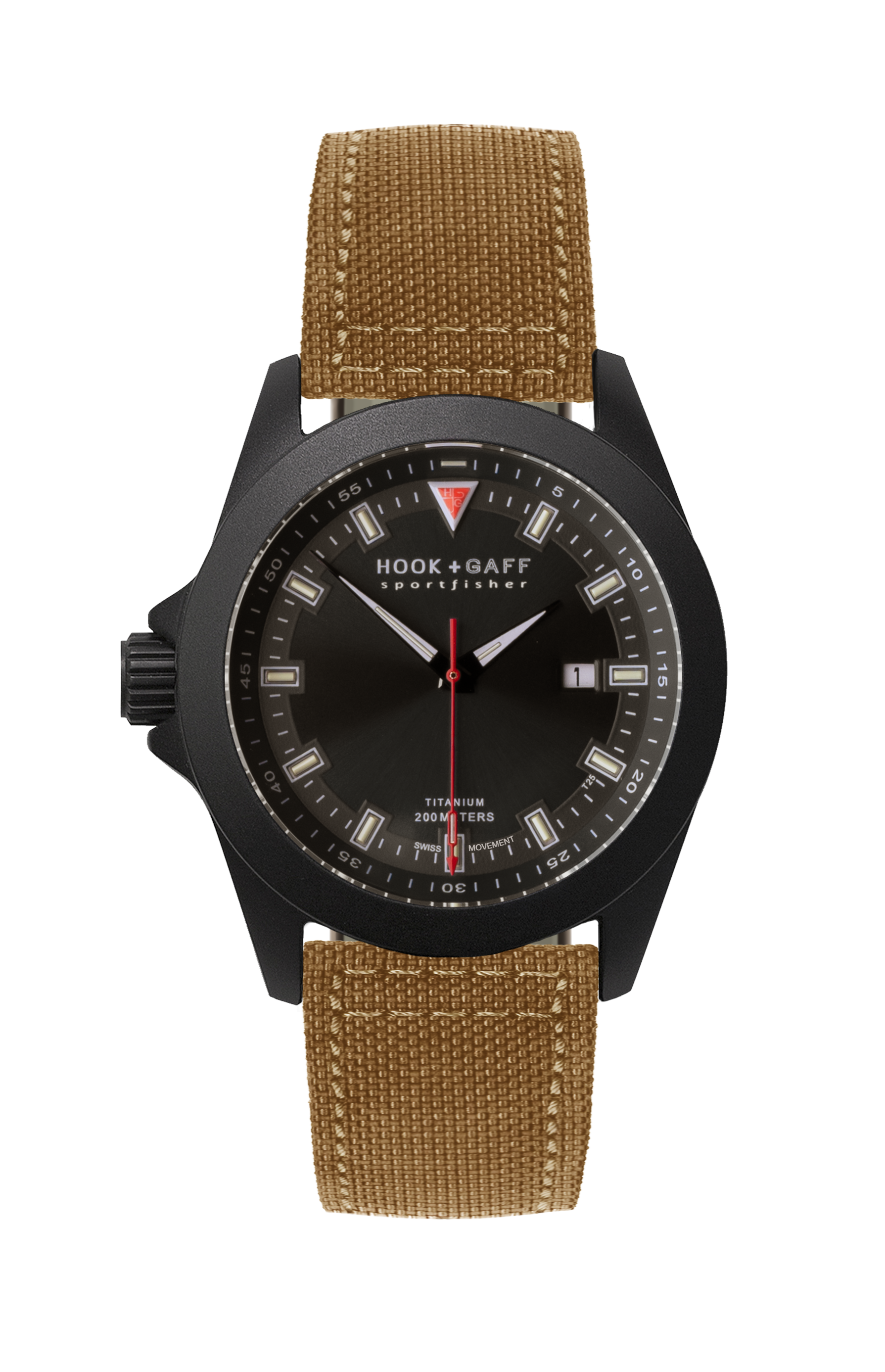 Sportfisher Black - Black Dial