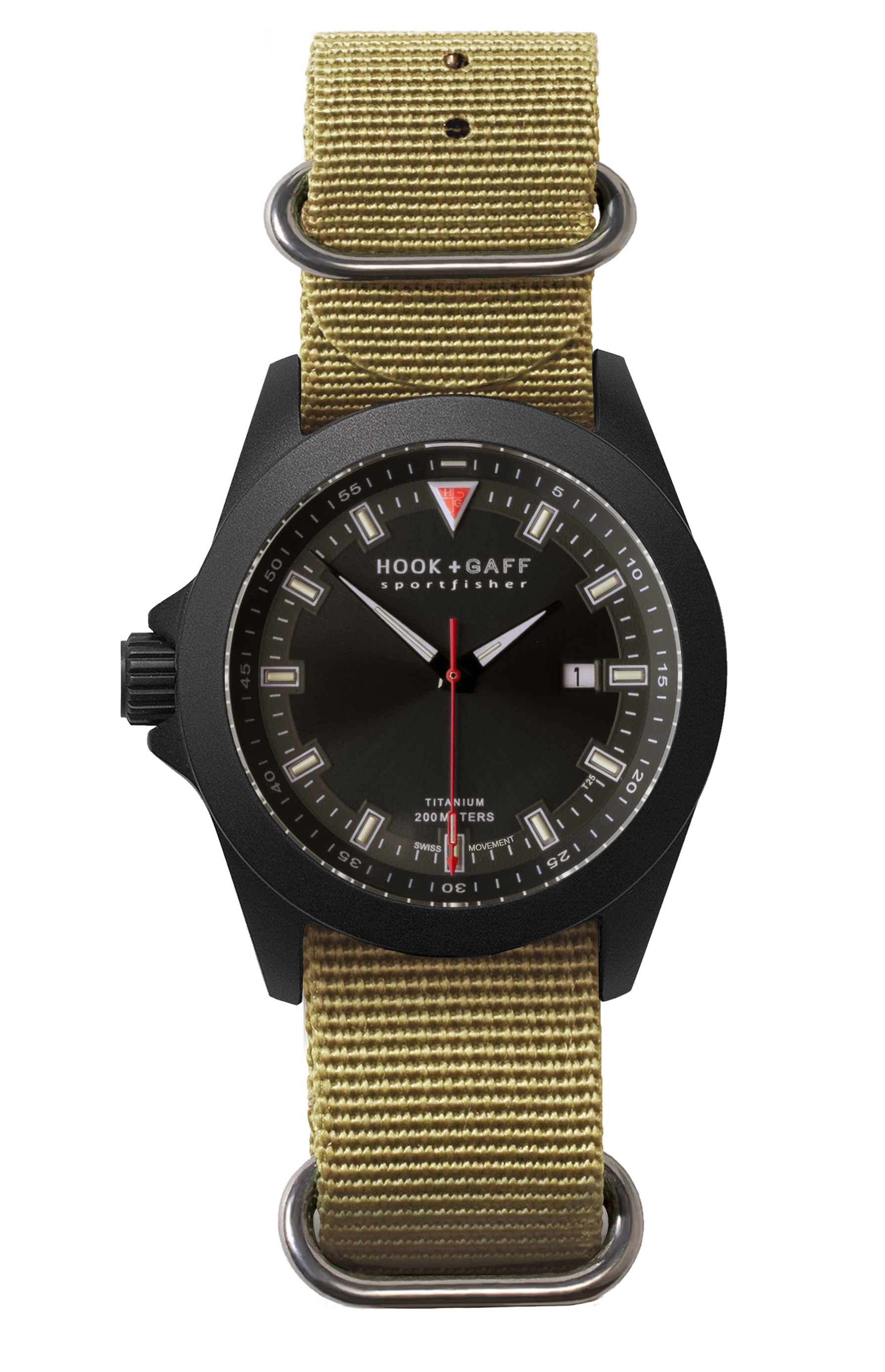 Sportfisher Black - Black Dial