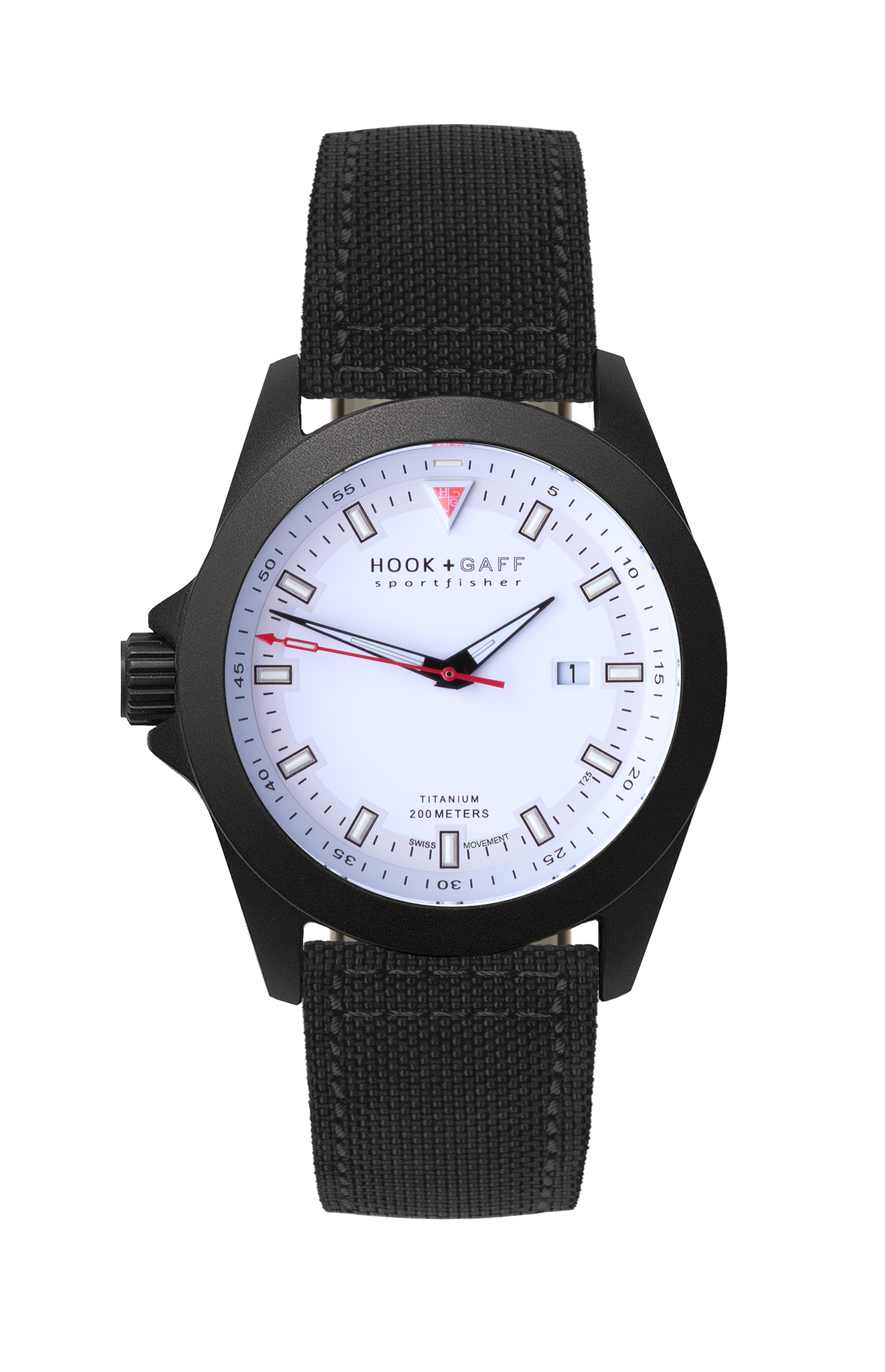 Sportfisher Black - White Dial