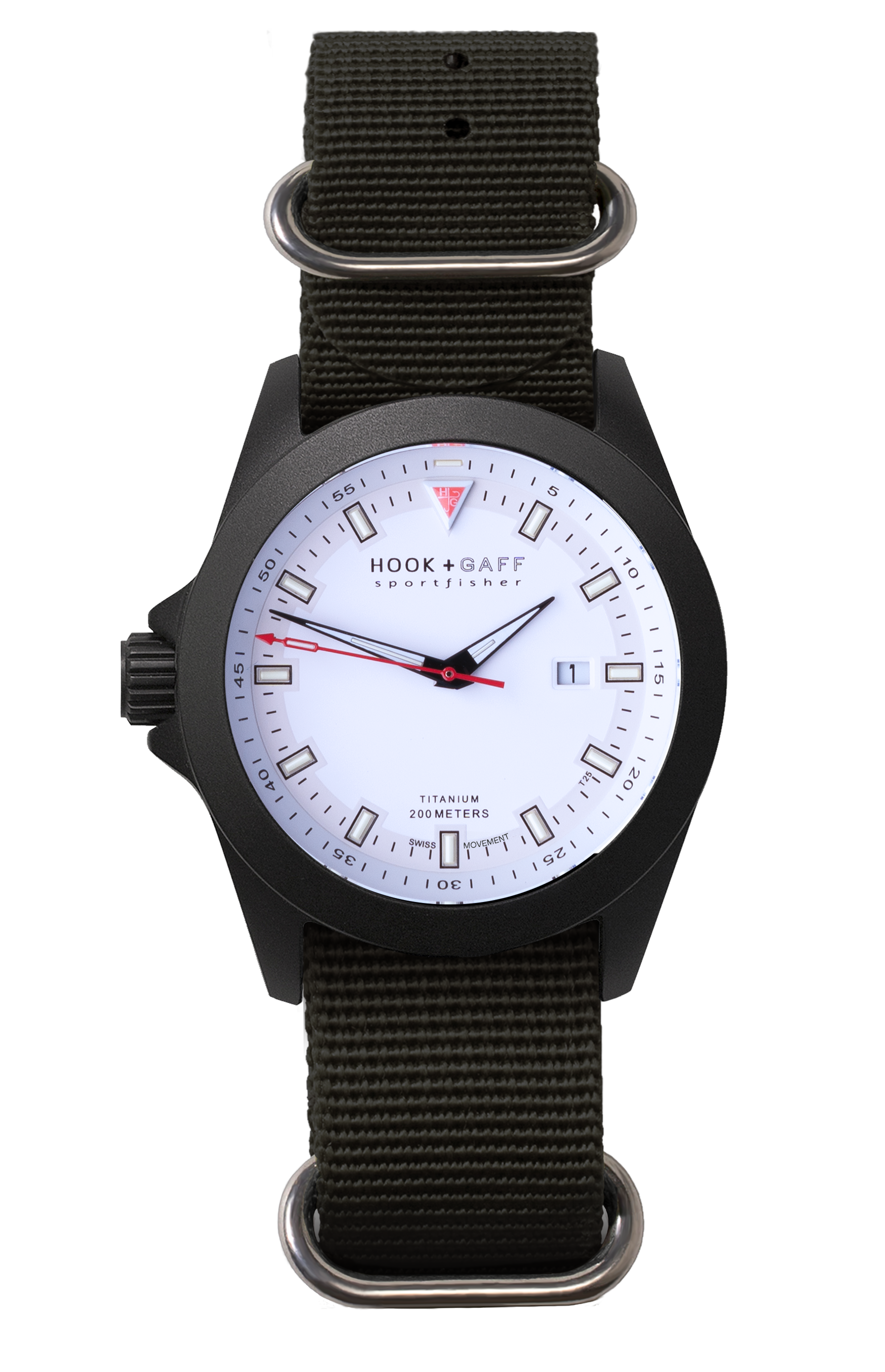 Sportfisher Black - White Dial
