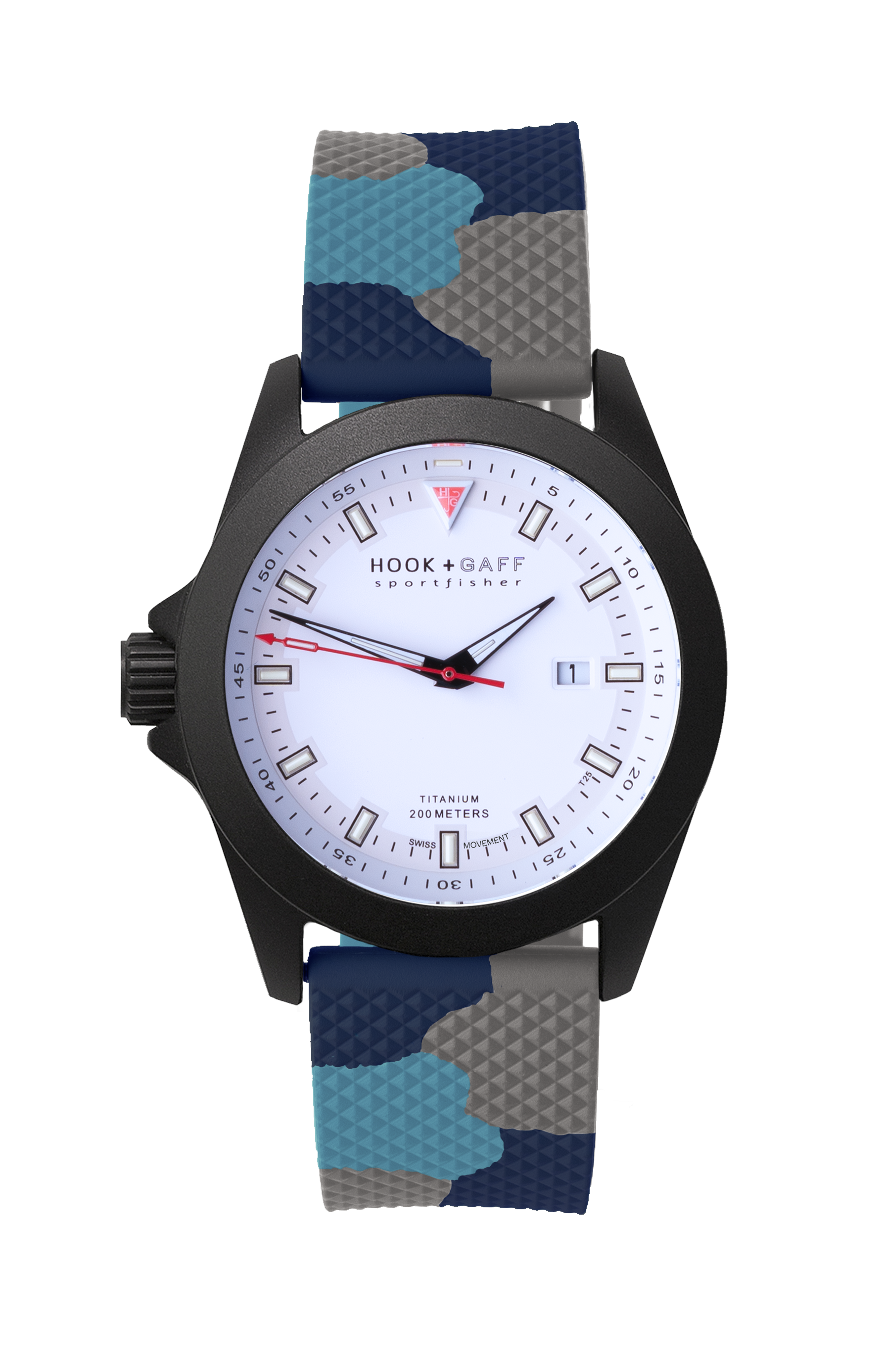 Sportfisher Black - White Dial
