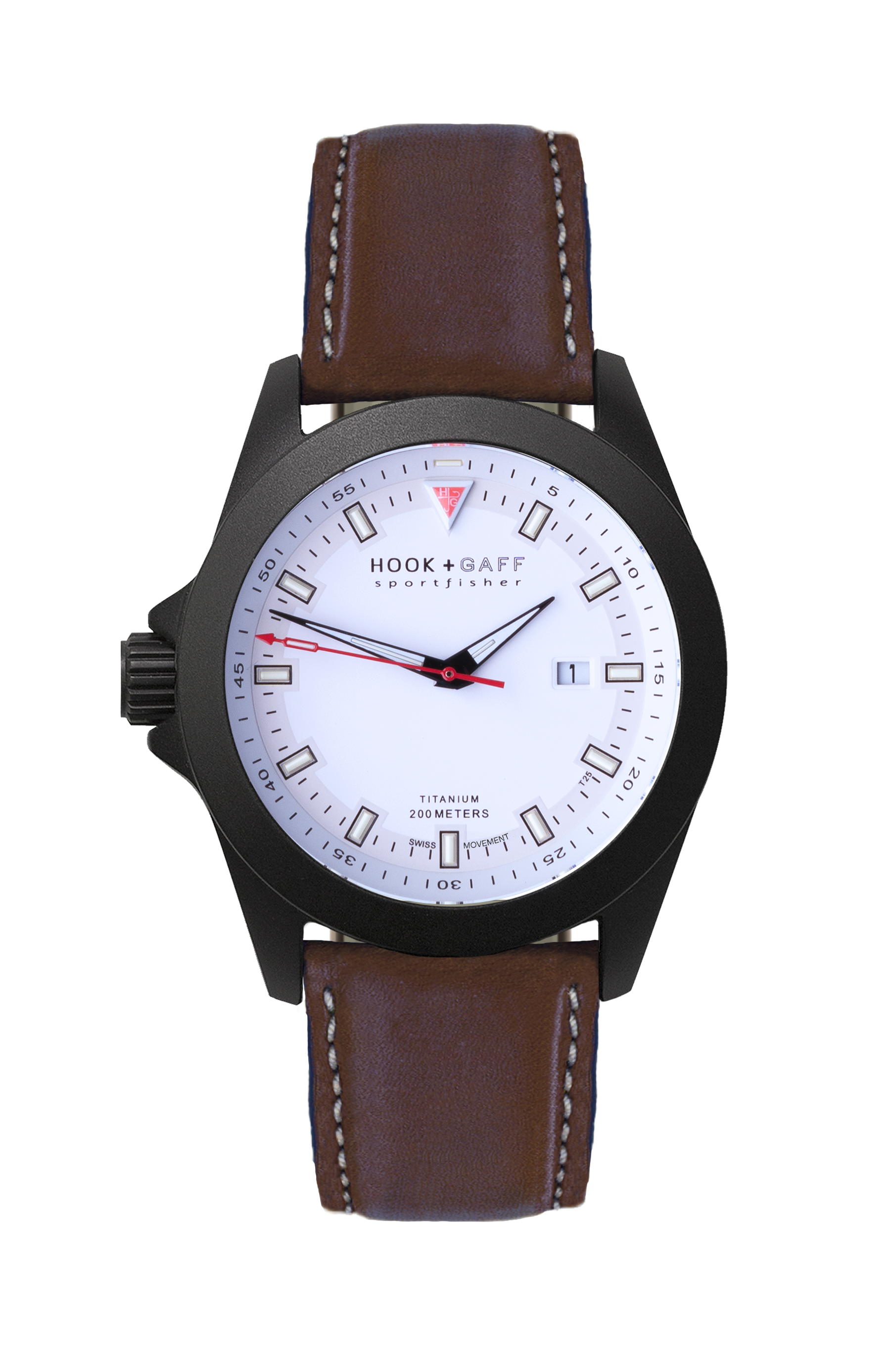 Sportfisher Black - White Dial
