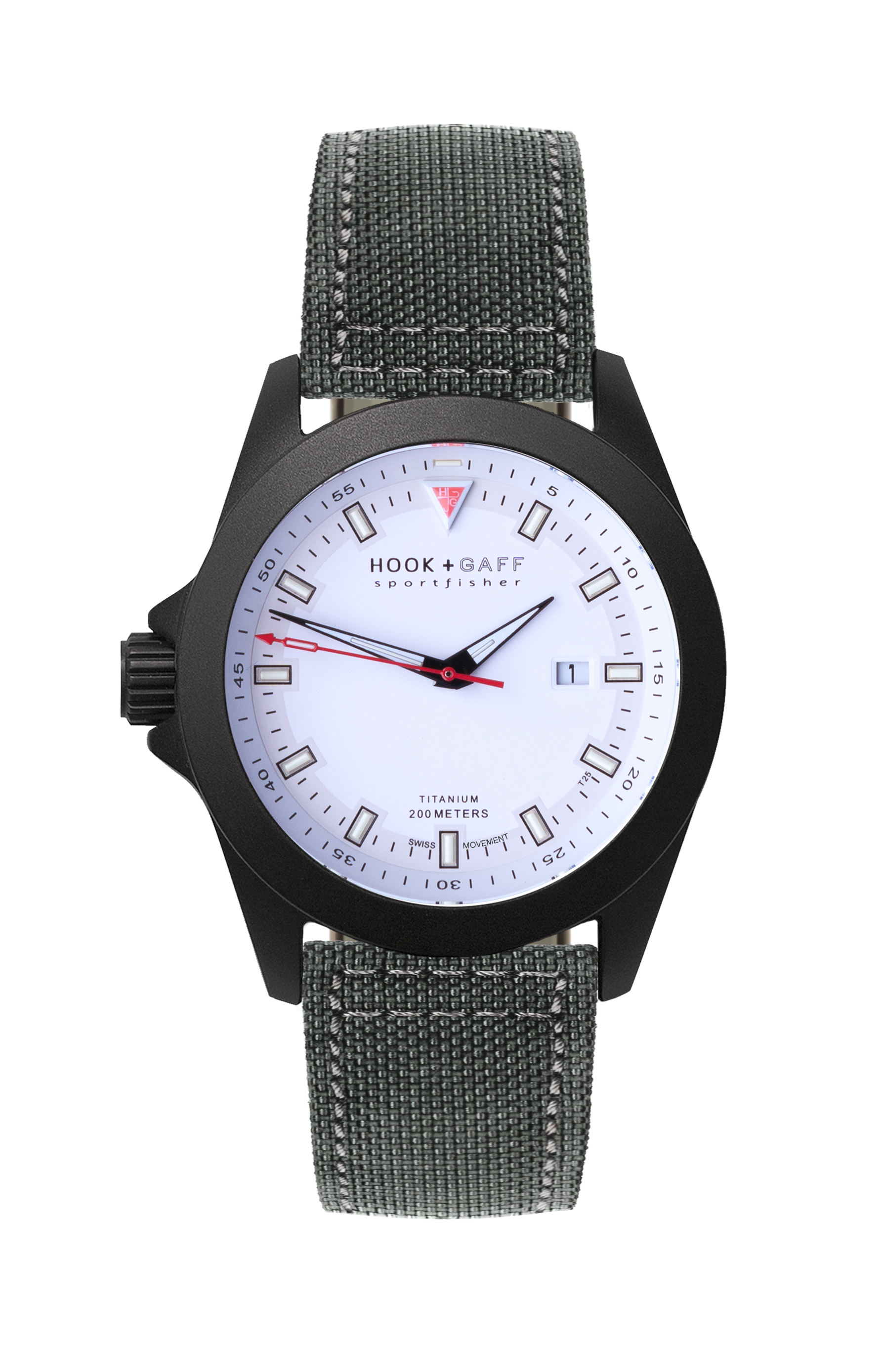 Sportfisher Black - White Dial