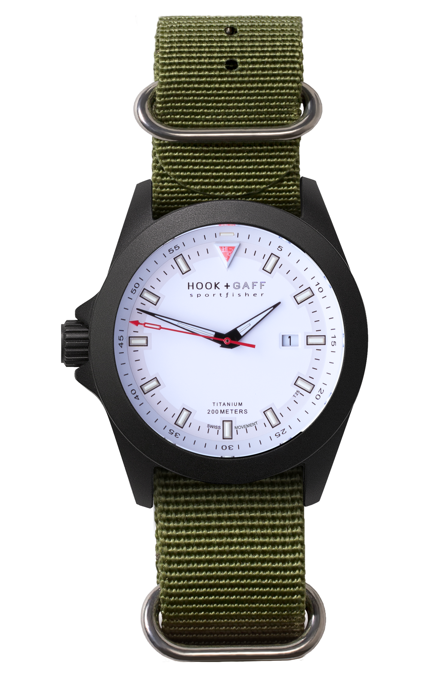 Sportfisher Black - White Dial