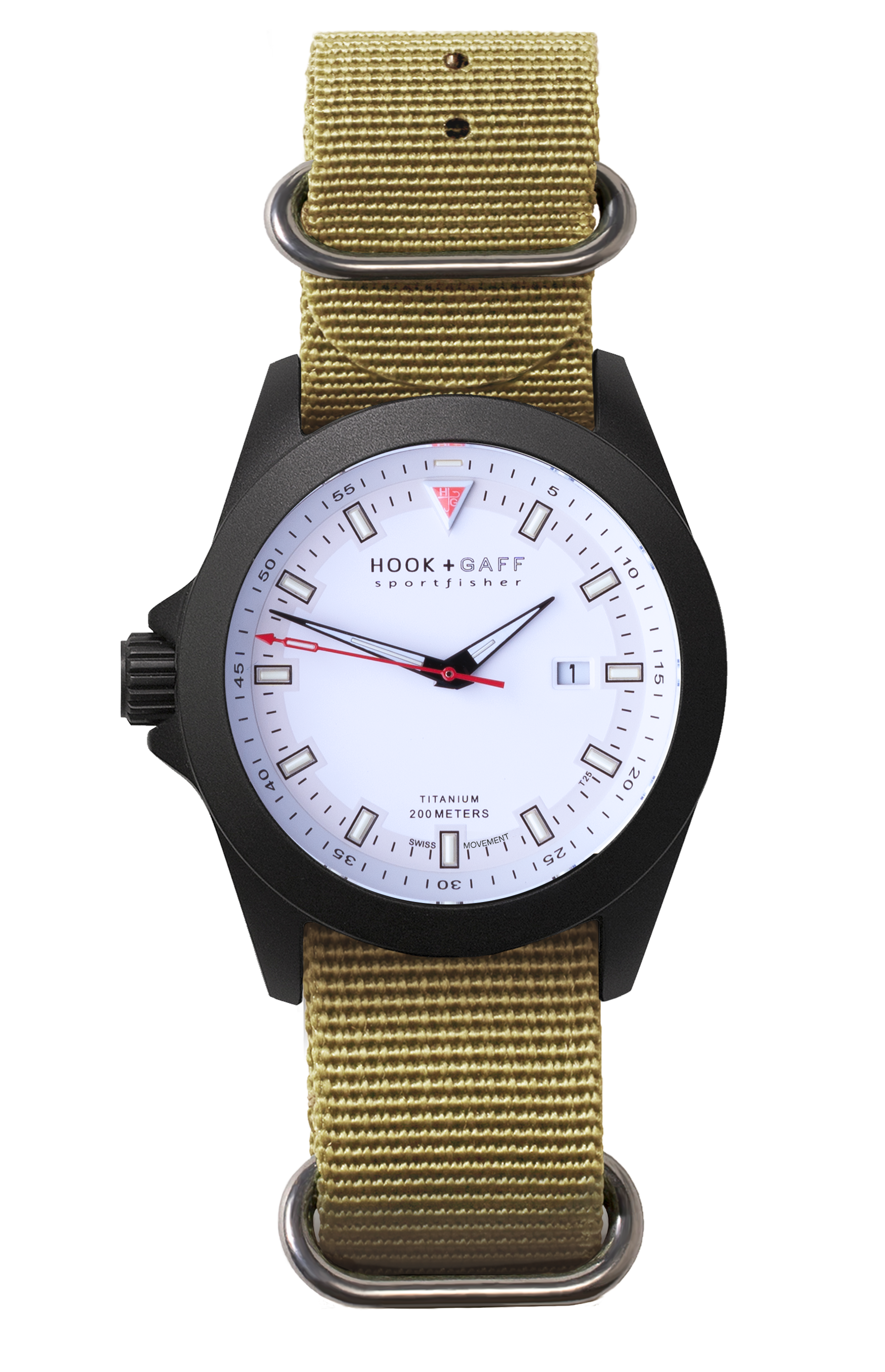 Sportfisher Black - White Dial