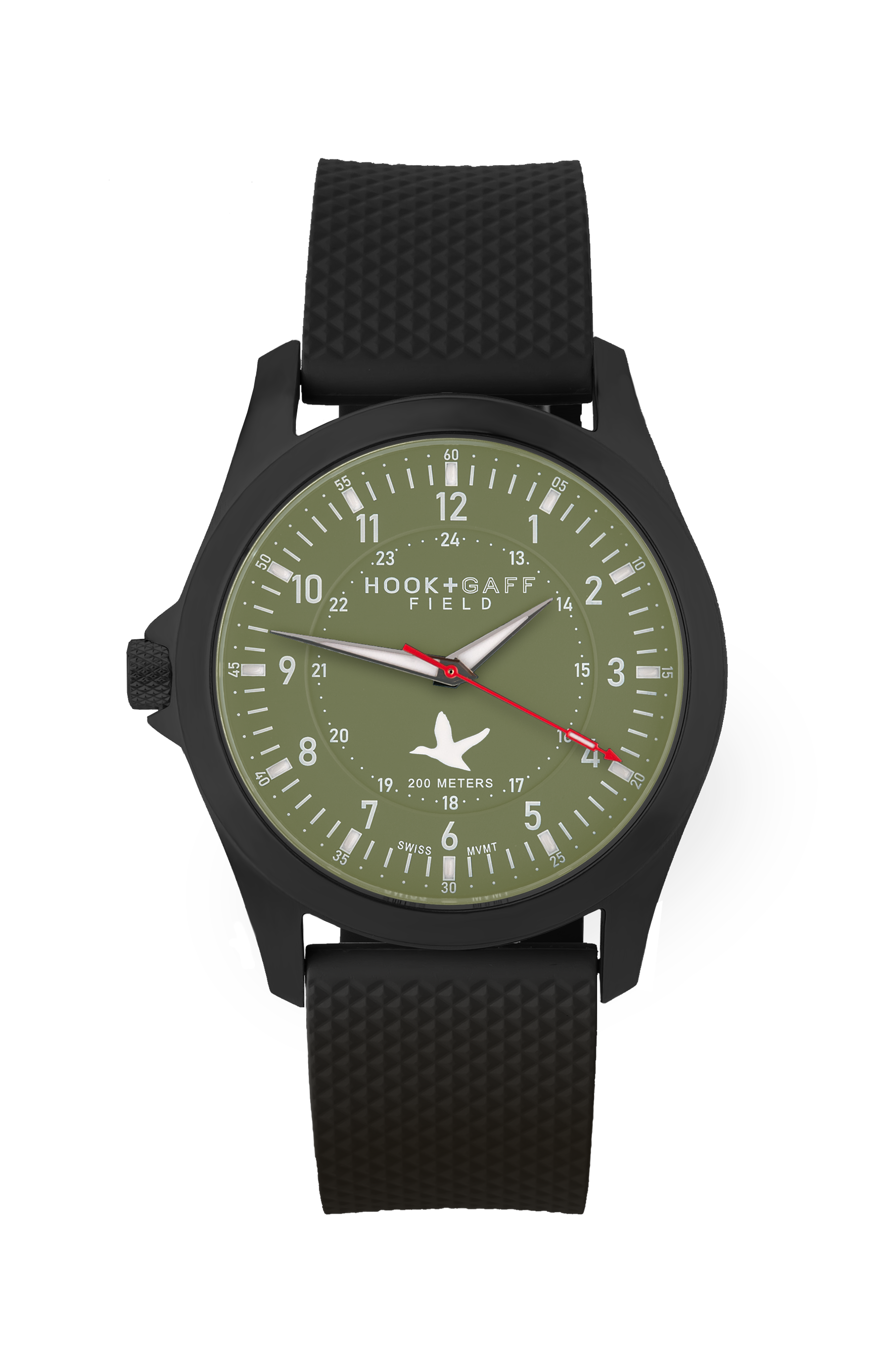 Field Watch Black PVD - Olive Dial